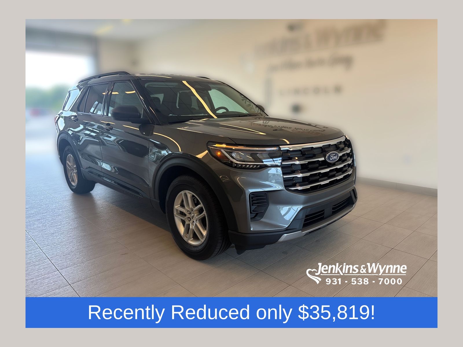 Carbonized Gray 2026 Ford Explorer SUV / Crossover Rear-Wheel Drive Automatic