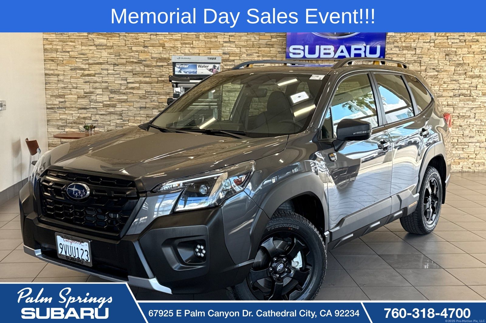 Magnetite Gray Metallic 2025 Subaru Forester Wilderness Crossover AWD SUV / Crossover All-Wheel Drive Continuously Variable Transmission