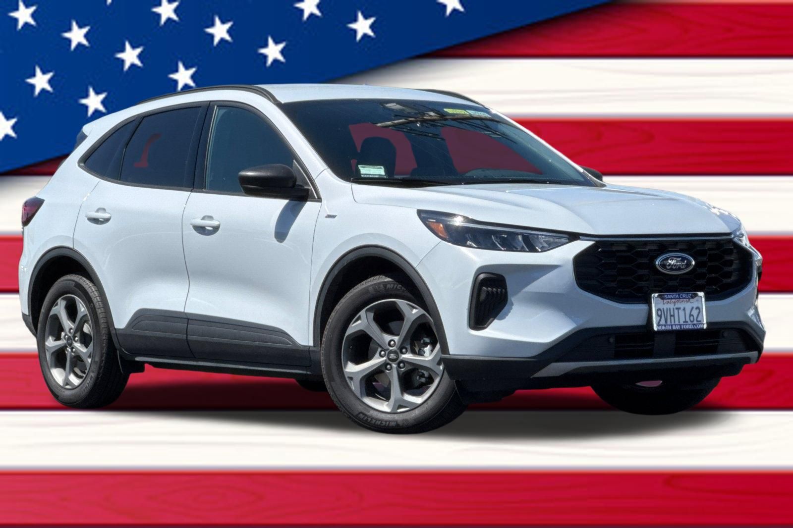 Space Silver Metallic 2025 Ford Escape Hybrid ST-Line FWD SUV / Crossover Front-Wheel Drive Continuously Variable Transmission