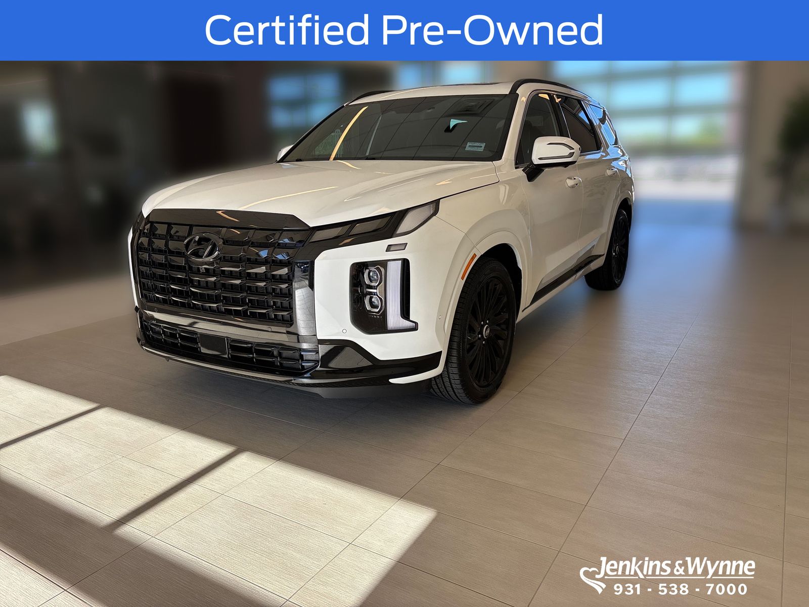 Hyper White 2025 Hyundai Palisade Calligraphy Night Edition AWD SUV / Crossover All-Wheel Drive 8-Speed Automatic