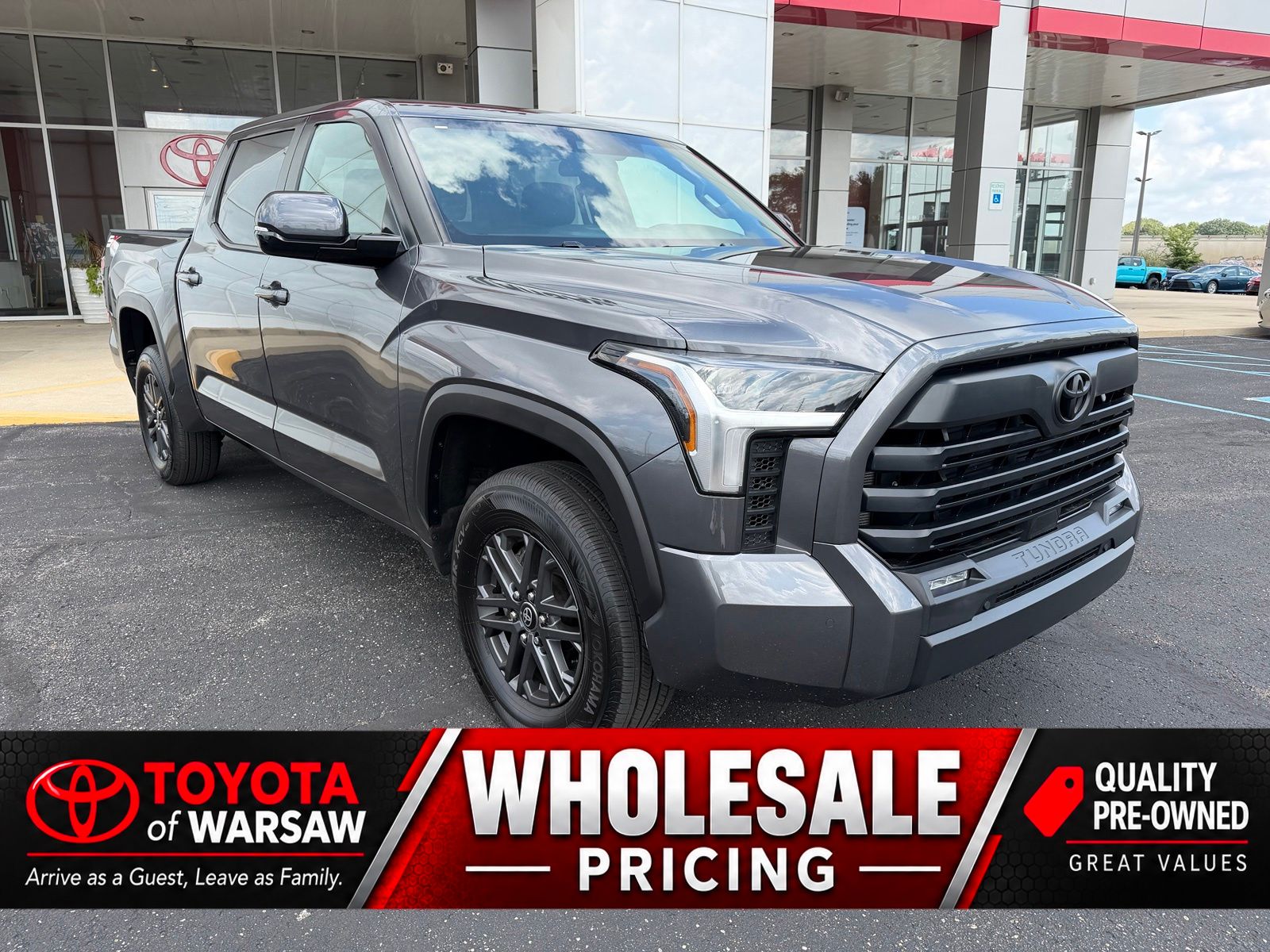 Magnetic Gray Metallic 2025 Toyota Tundra Pickup Truck Four-Wheel Drive Automatic