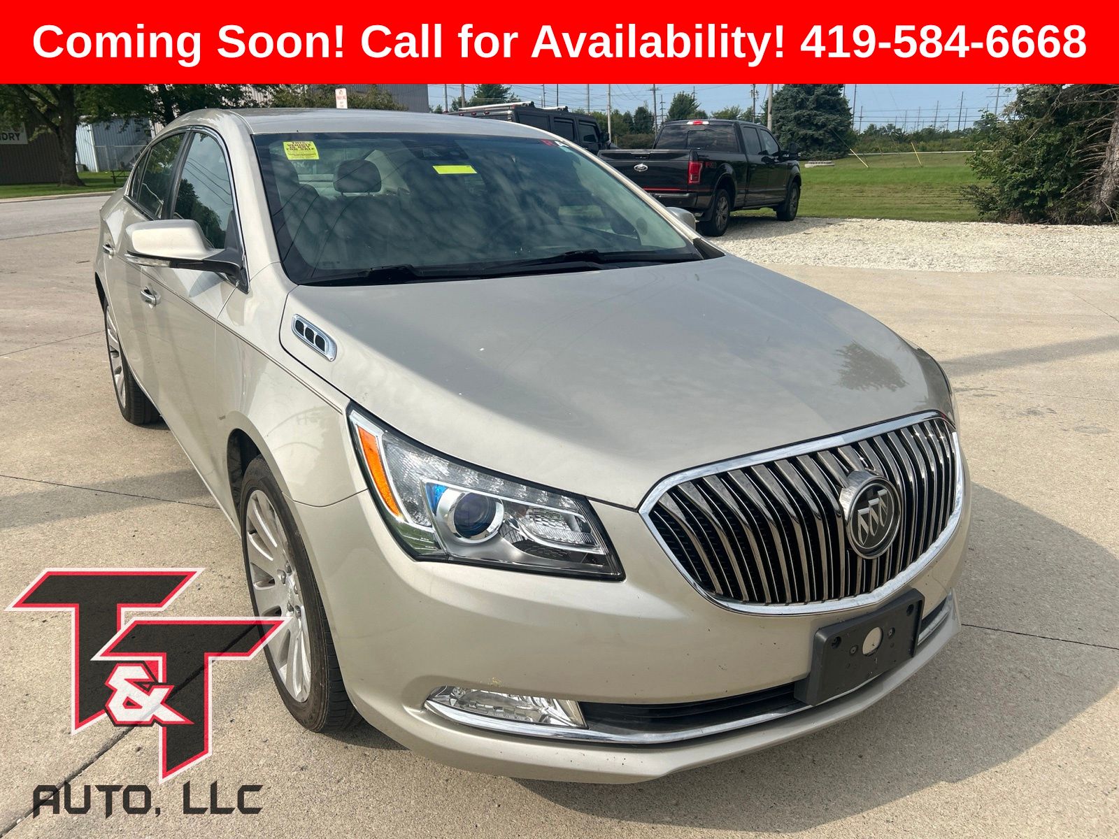 Champagne Silver Metallic 2014 Buick LaCrosse Sedan All-Wheel Drive 6-Speed Automatic Overdrive