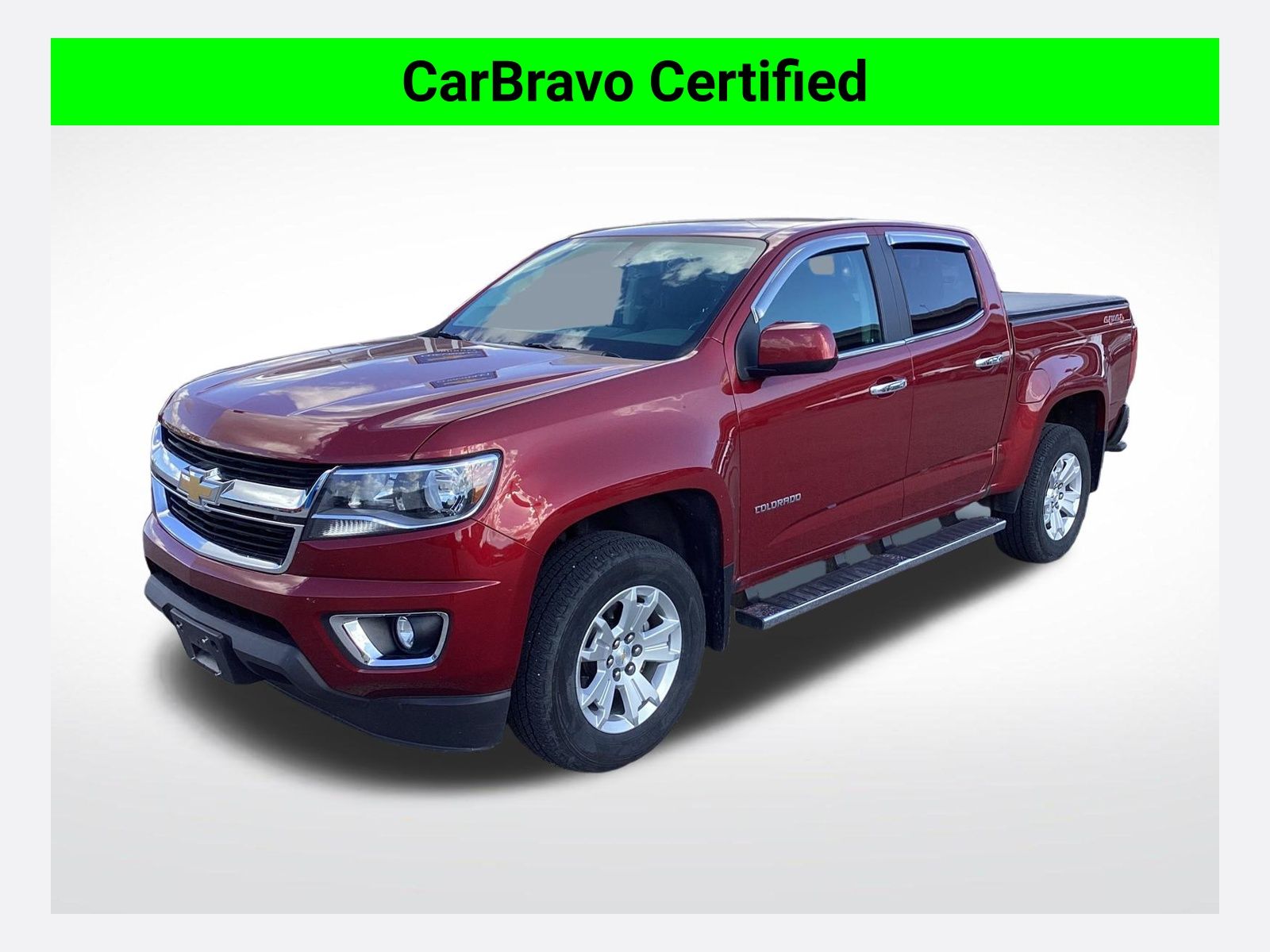 Cajun Red Tintcoat 2019 Chevrolet Colorado Pickup Truck Four-Wheel Drive 8-Speed Automatic