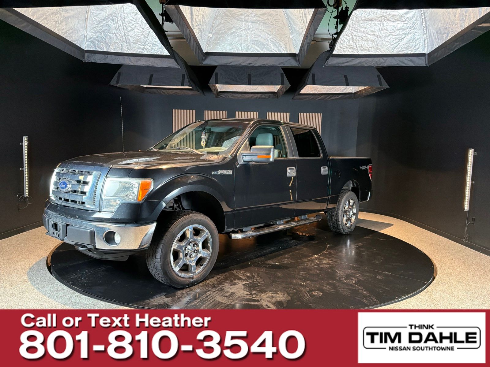 Tuxedo Black Metallic 2012 Ford F-150 Pickup Truck Four-Wheel Drive 6-Speed Automatic