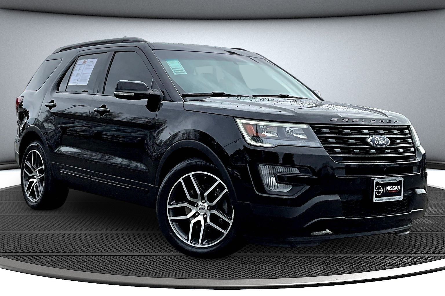 Shadow Black 2016 Ford Explorer Sport 4WD SUV / Crossover All-Wheel Drive 6-Speed Automatic