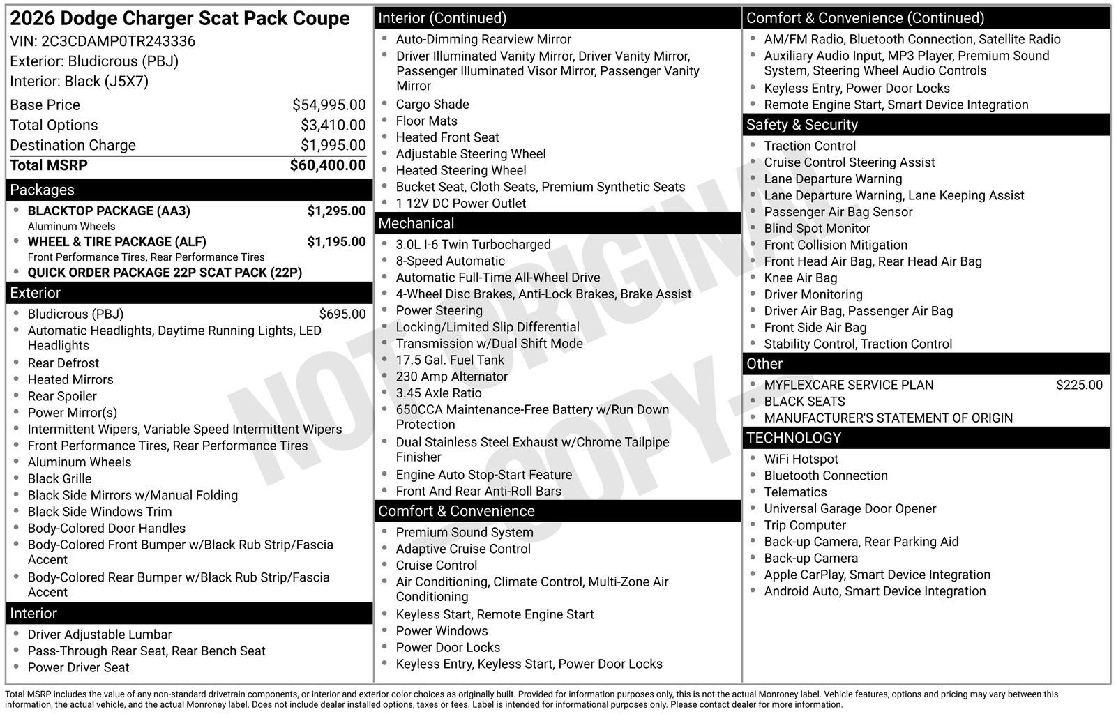 New 2026 Bludicrous Exterior Paint Dodge Scat Pack image 5