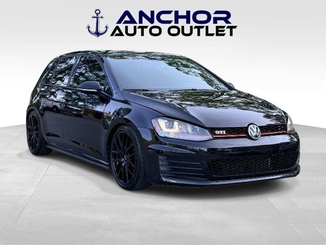 Black 2015 Volkswagen Golf GTI 2.0T SE 4-Door FWD Hatchback Front-Wheel Drive 6-Speed Dual Clutch