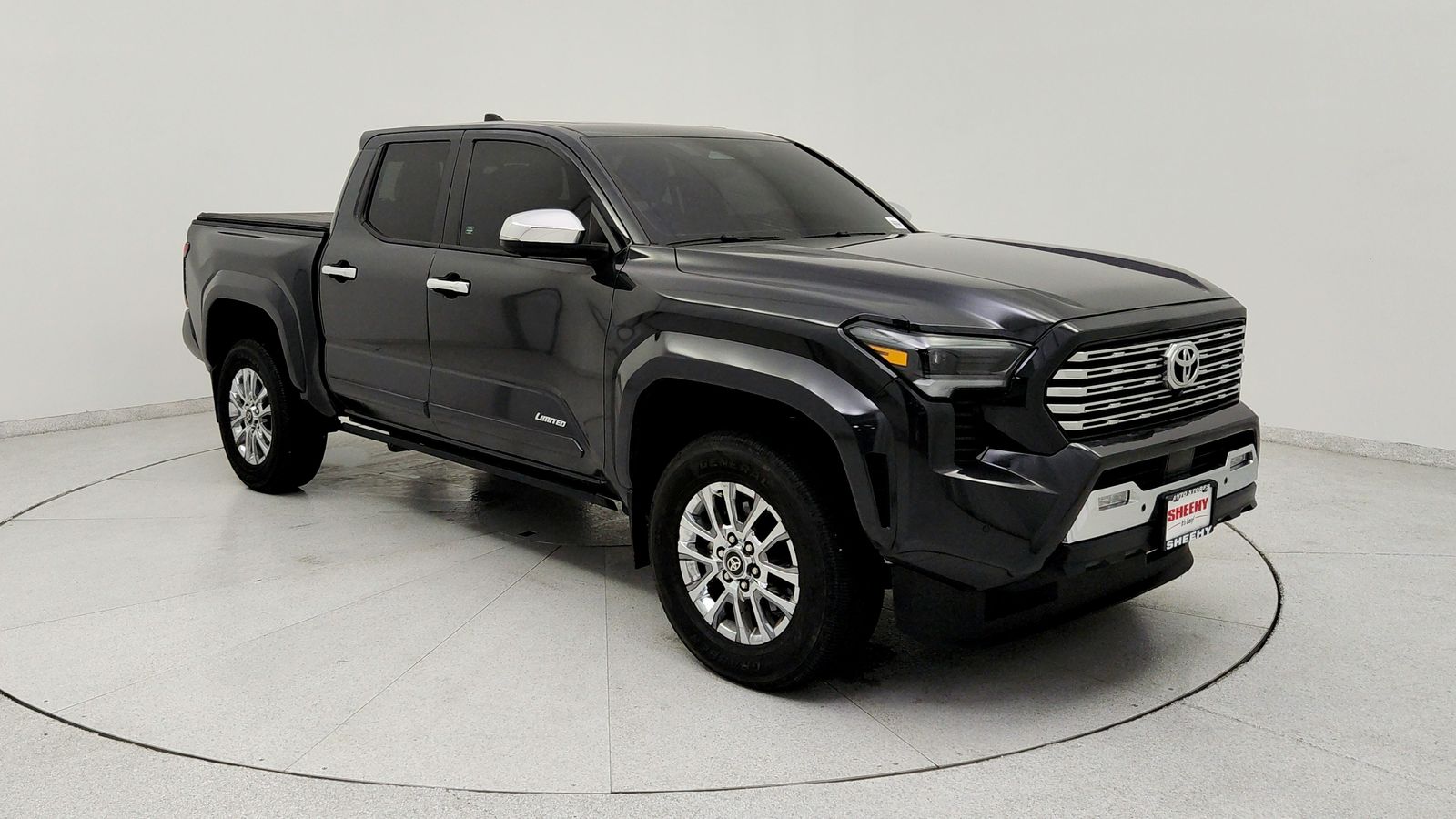 Gray 2024 Toyota Tacoma Limited Double Cab 4WD Pickup Truck Four-Wheel Drive 8-Speed Automatic