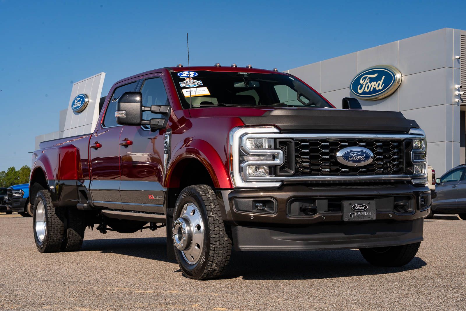 Brown 2025 Ford F-450 Super Duty Pickup Truck Four-Wheel Drive Automatic