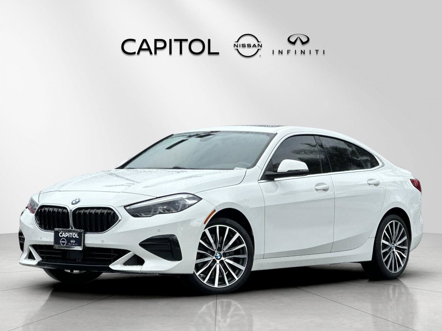 Alpine White 2022 BMW 2 Series Sedan Front-Wheel Drive 8-Speed Automatic