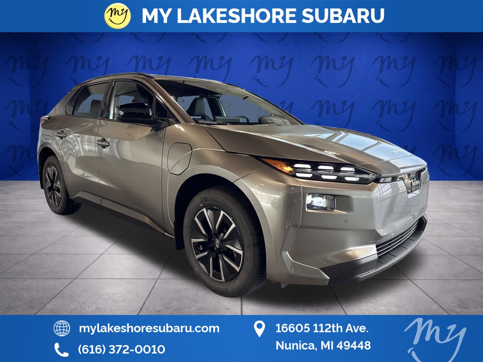 Smoked Carbon 2026 Subaru Solterra Premium AWD SUV / Crossover All-Wheel Drive 1-Speed Automatic