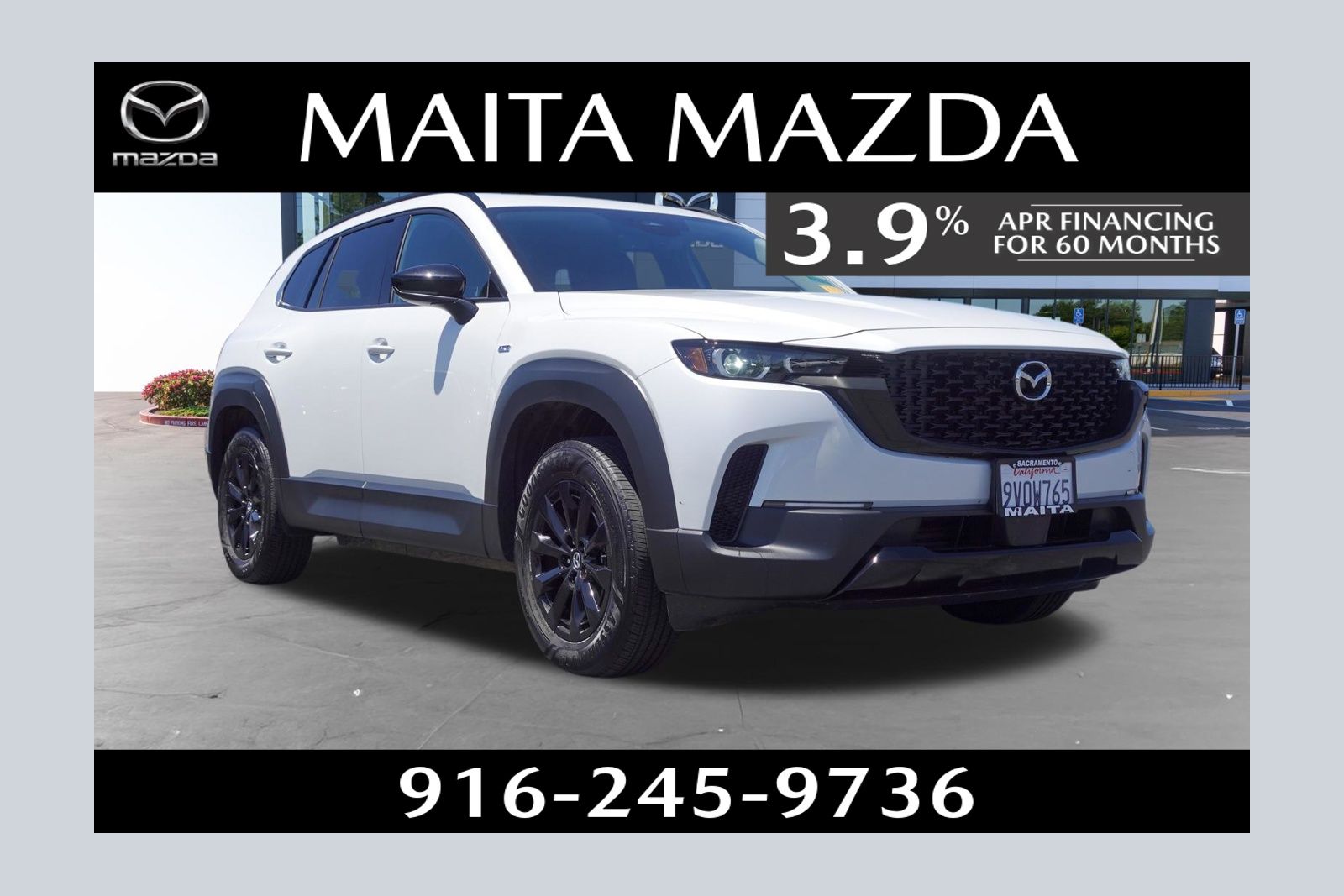 White (Wind Chill Pearl) 2025 Mazda CX-50 Hybrid Premium AWD SUV / Crossover All-Wheel Drive Continuously Variable Transmission