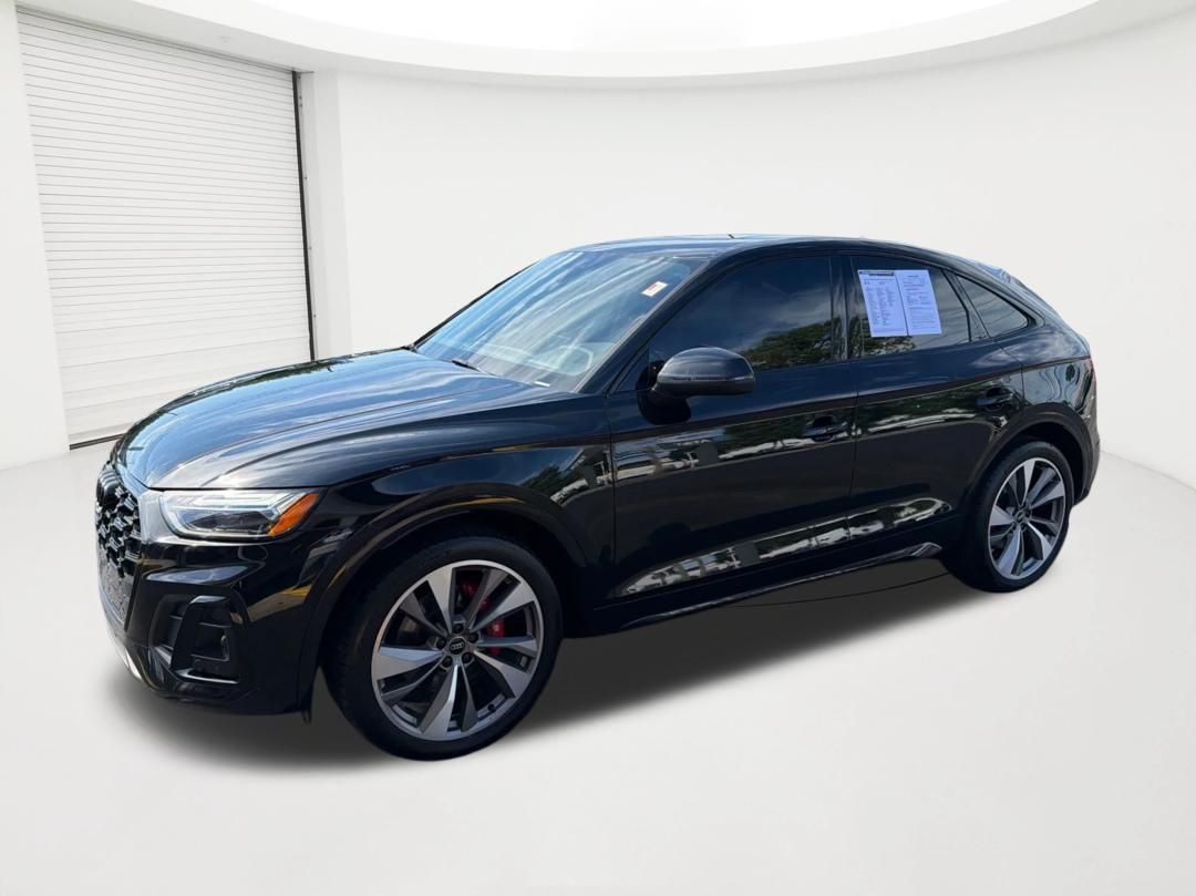 Black Metallic 2023 Audi SQ5 Sportback Sedan All-Wheel Drive 8-Speed Automatic