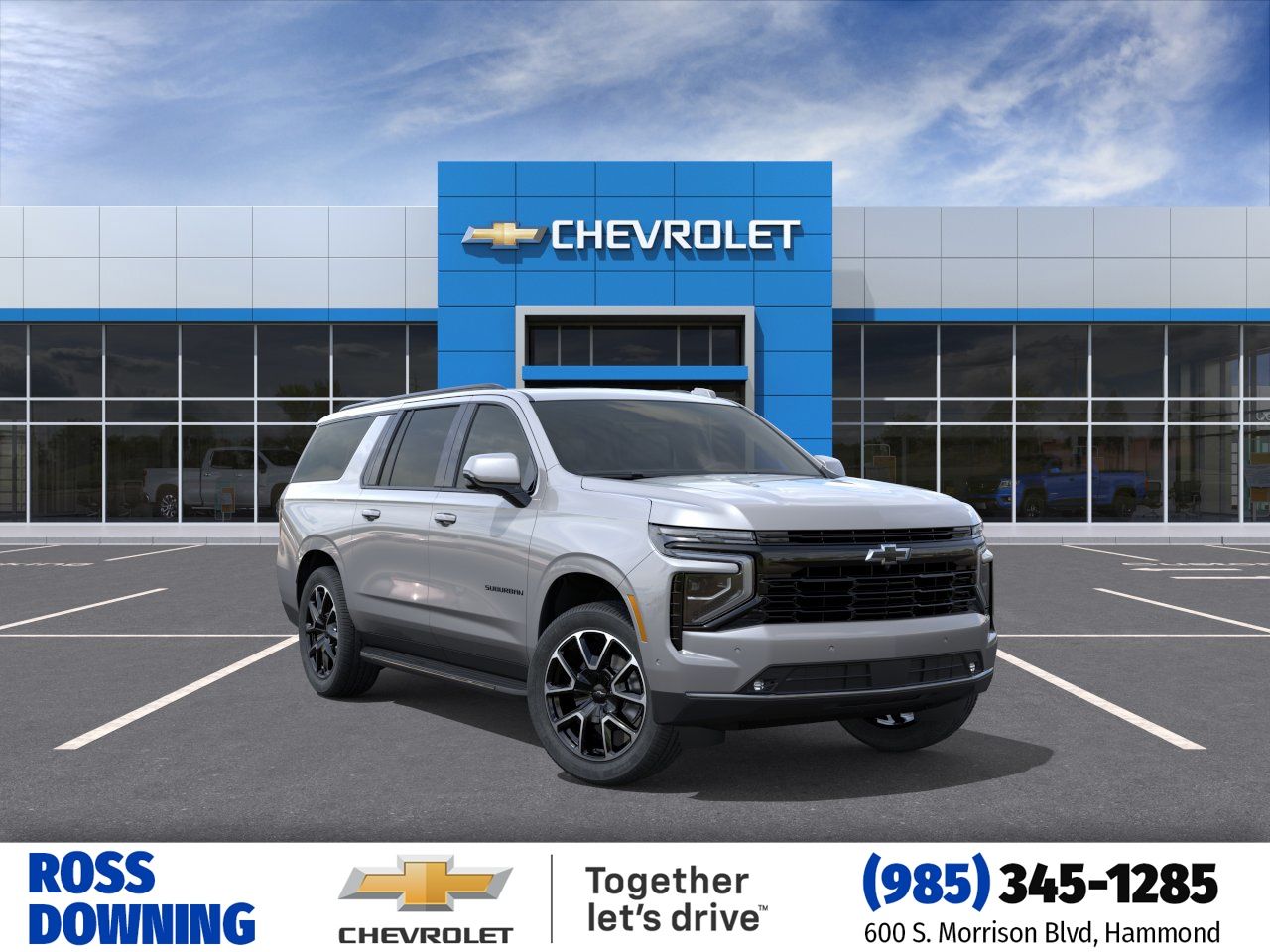 2026 Chevrolet Suburban RST Gray at Supreme Chevrolet of Gonzales