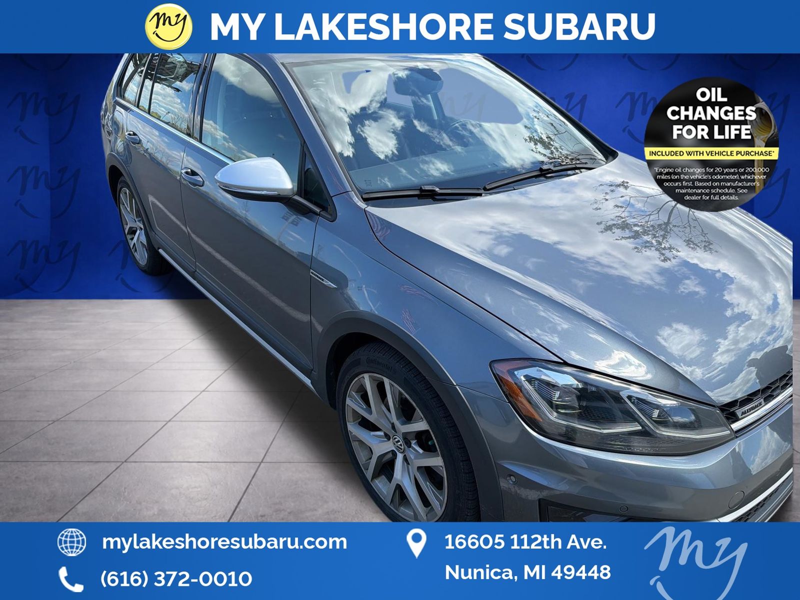 Platinum Gray Metallic 2019 Volkswagen Golf Alltrack SE 4Motion AWD Wagon All-Wheel Drive 6-Speed Dual Clutch