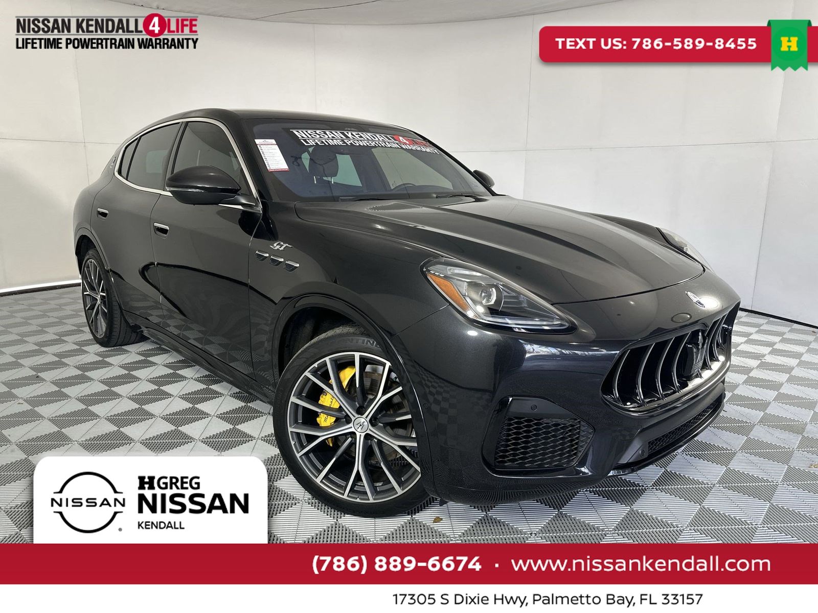 Nero Tempesta Metallic 2023 Maserati Grecale SUV / Crossover All-Wheel Drive 8-Speed Automatic