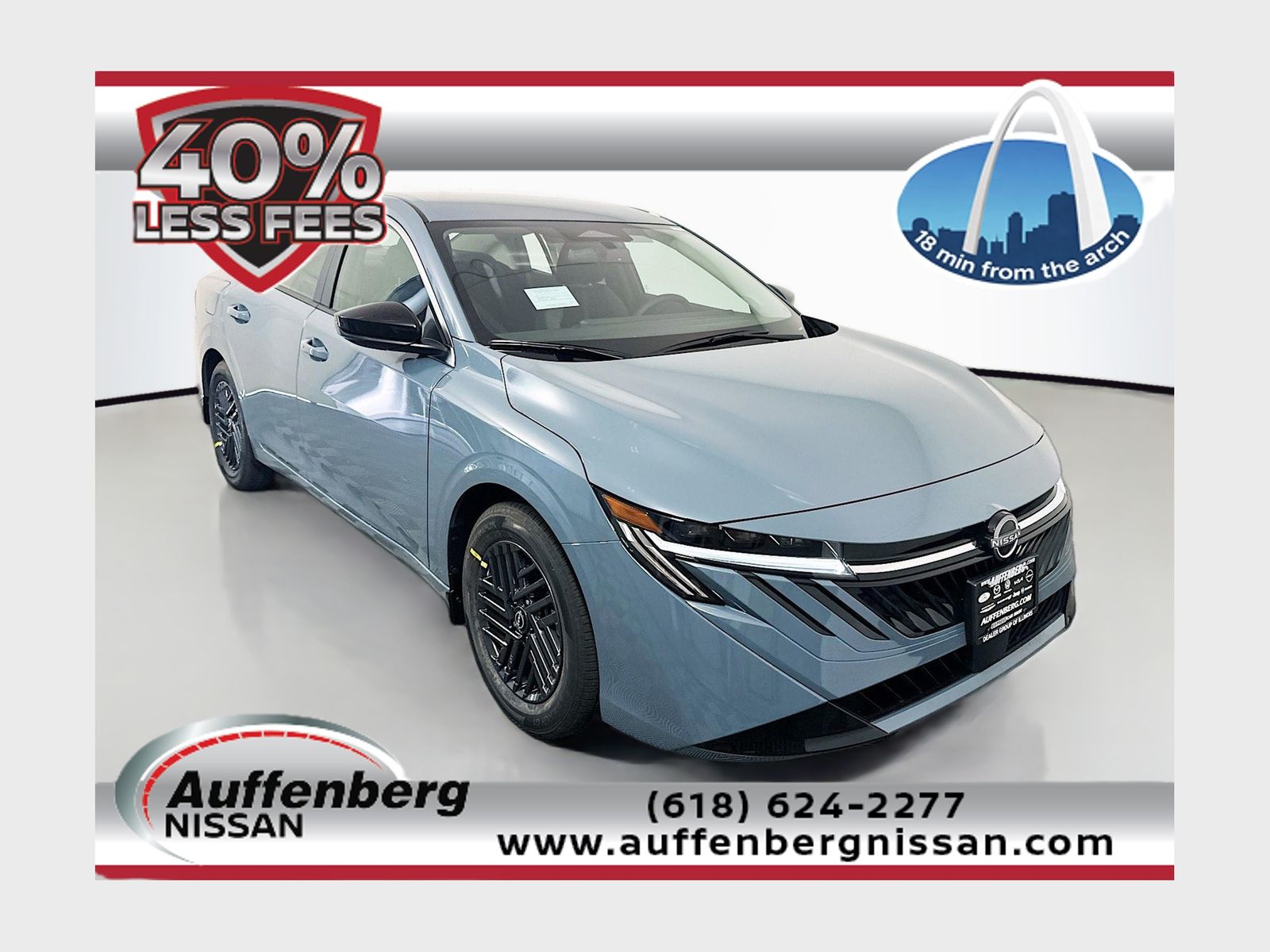 Atlantic Gray Metallic 2026 Nissan Sentra Sedan Front-Wheel Drive Continuously Variable Transmission