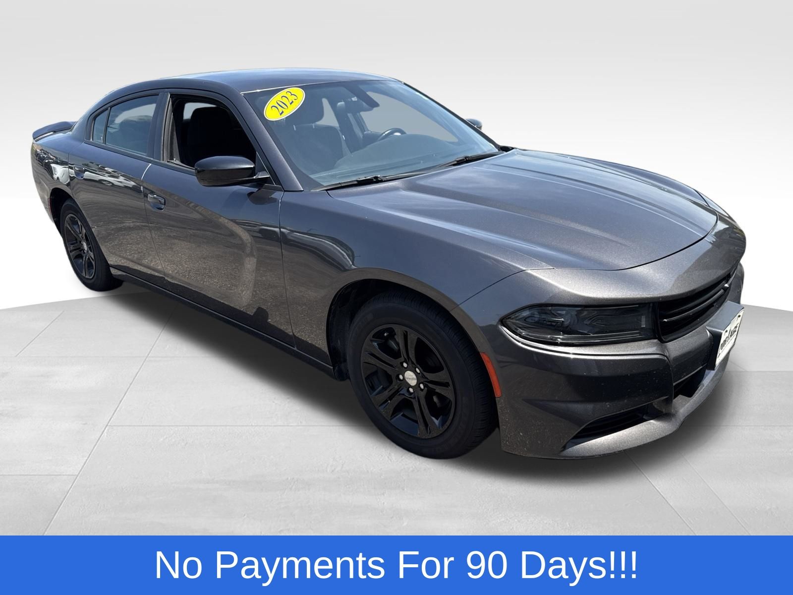 Gray (Granite Crystal Metallic Clearcoat) 2023 Dodge Charger Sedan Rear-Wheel Drive 8-Speed Automatic