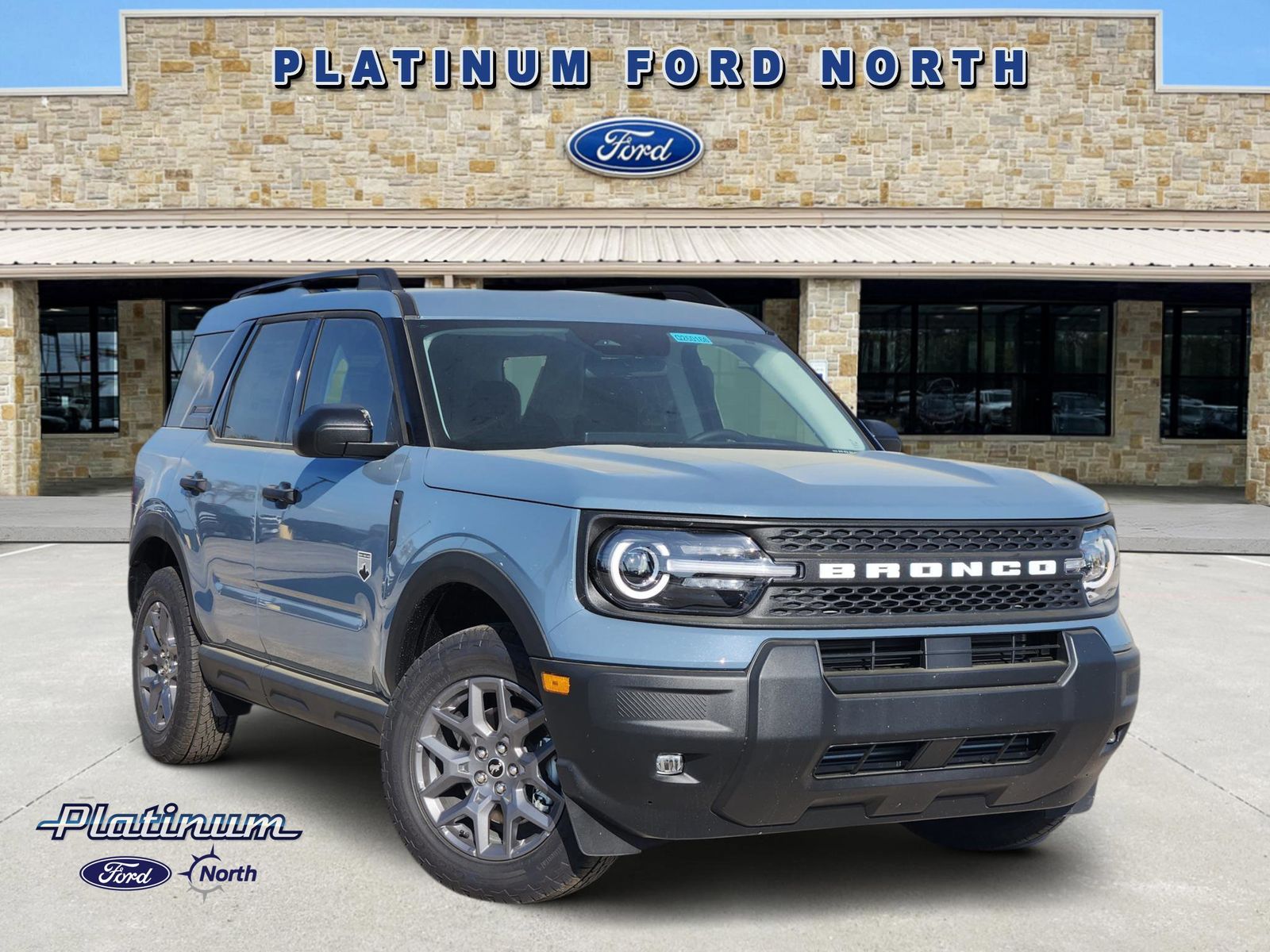 Blue (Azure Gray Metallic Tri-Coat) 2026 Ford Bronco Sport SUV / Crossover All-Wheel Drive 8-Speed Automatic