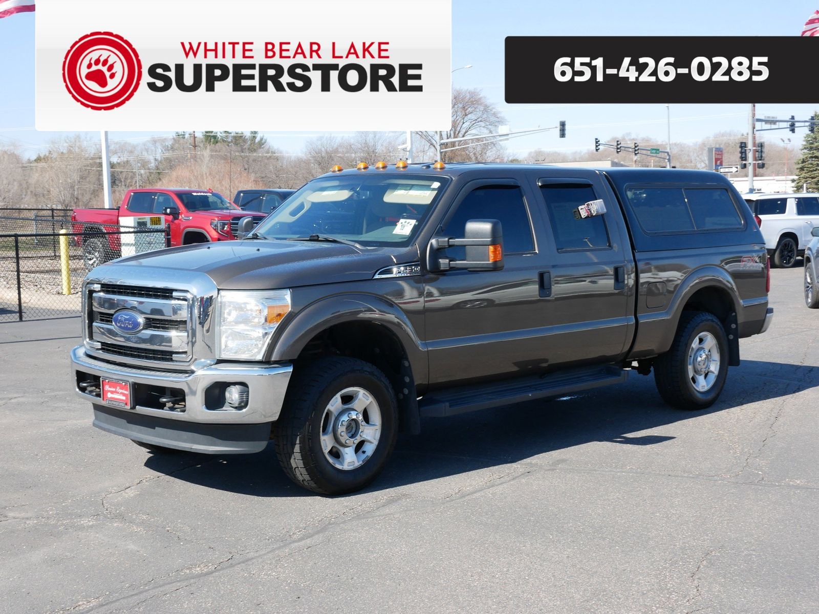 Caribou Metallic 2016 Ford F-250 Super Duty XLT Crew Cab 4WD Pickup Truck Four-Wheel Drive 6-Speed Automatic