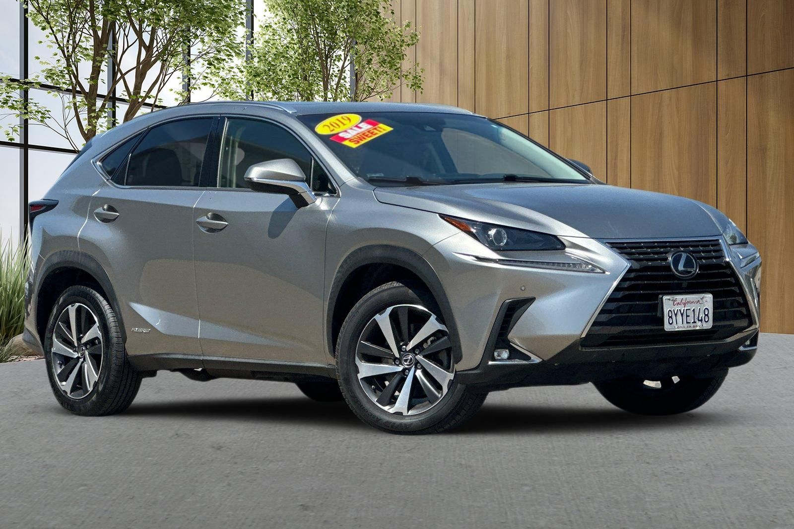 Silver 2019 Lexus NX Hybrid SUV / Crossover All-Wheel Drive Continuously Variable Transmission