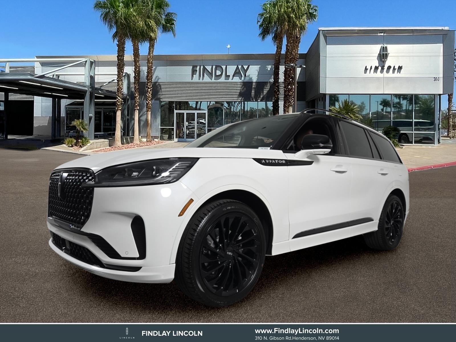White Metallic 2026 Lincoln Aviator SUV / Crossover All-Wheel Drive Automatic