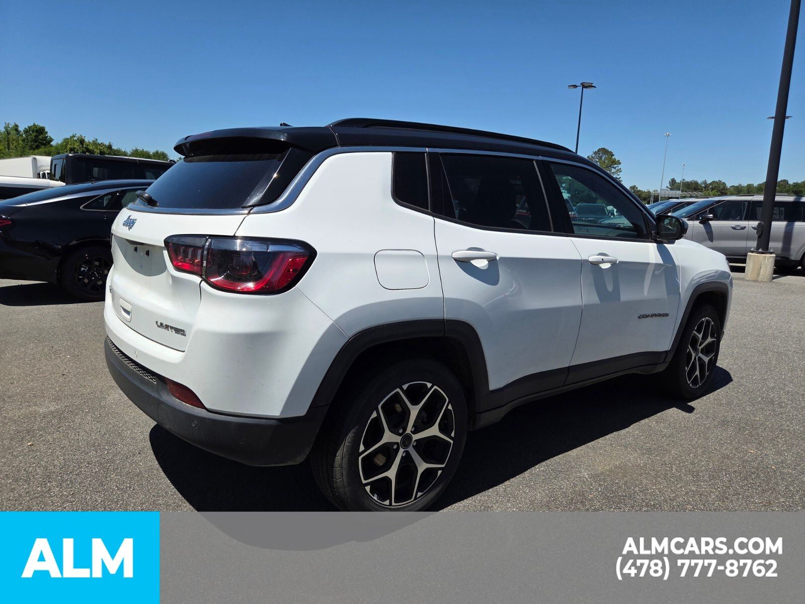 Used 2025 Bright White Clearcoat Jeep Limited image 28