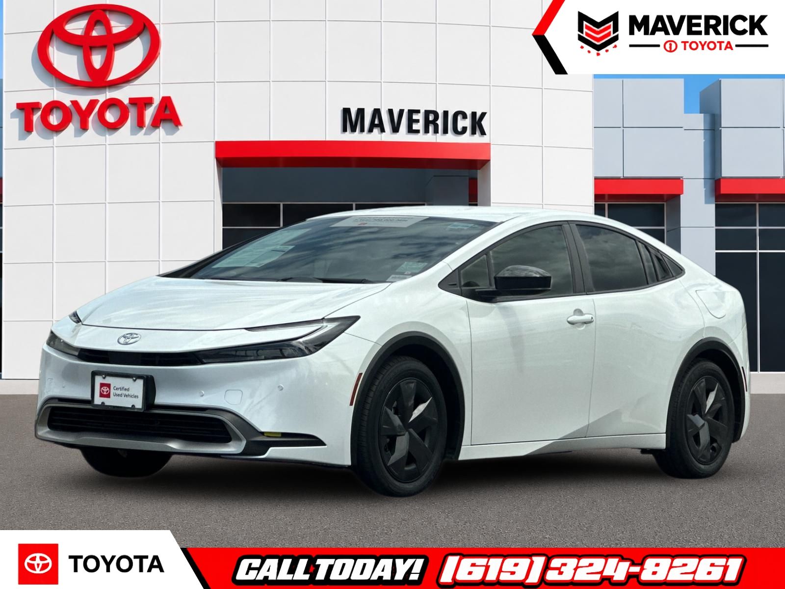 Pearl 2026 Toyota Prius Plug-In Hybrid Hatchback Front-Wheel Drive Continuously Variable Transmission