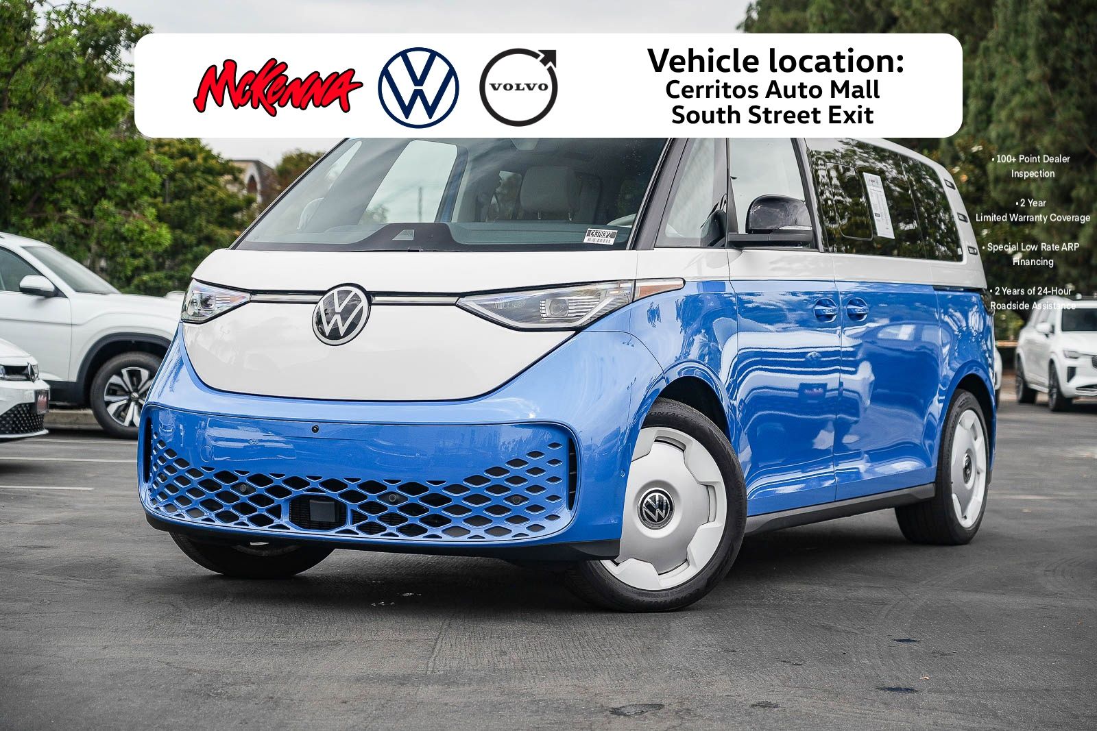 Blue 2025 Volkswagen ID.Buzz Minivan Rear-Wheel Drive Automatic