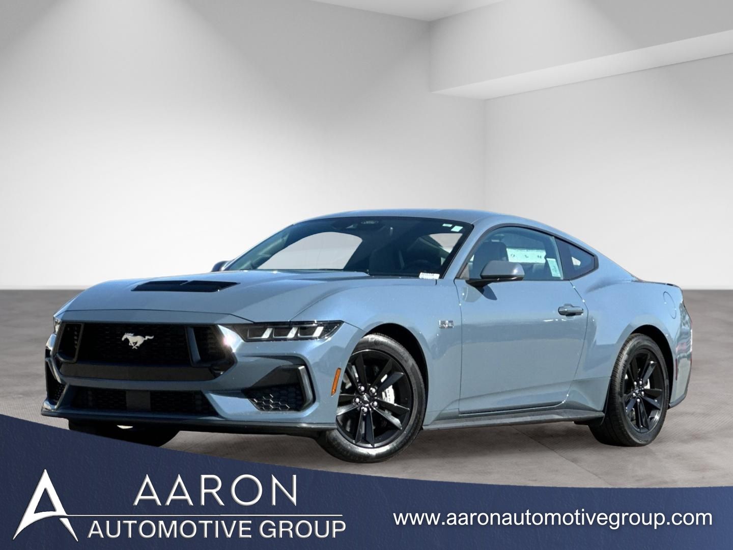 Vapor Blue 2024 Ford Mustang Coupe Rear-Wheel Drive 6-Speed Manual
