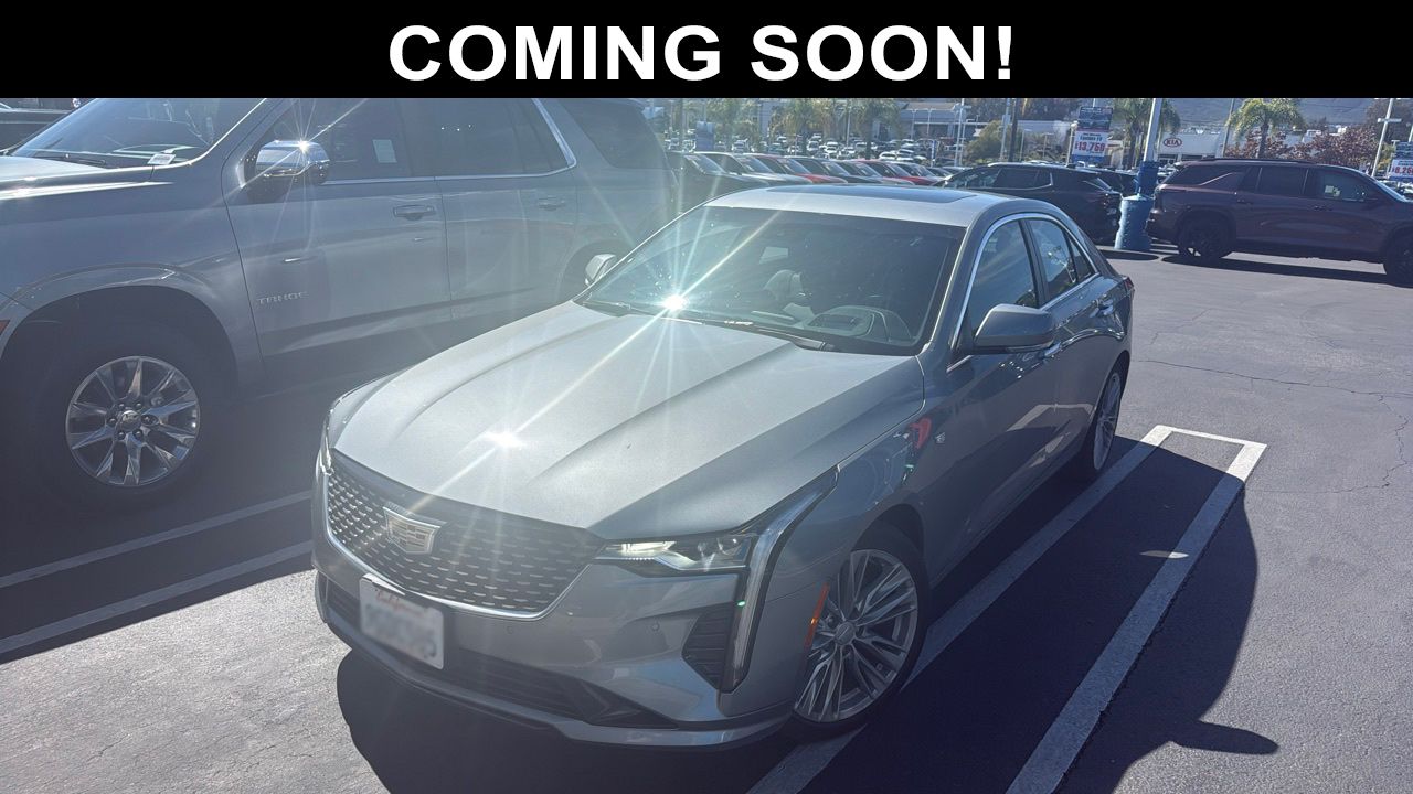 Argent Silver Metallic 2023 Cadillac CT4 Premium Luxury RWD Sedan Rear-Wheel Drive 8-Speed Automatic