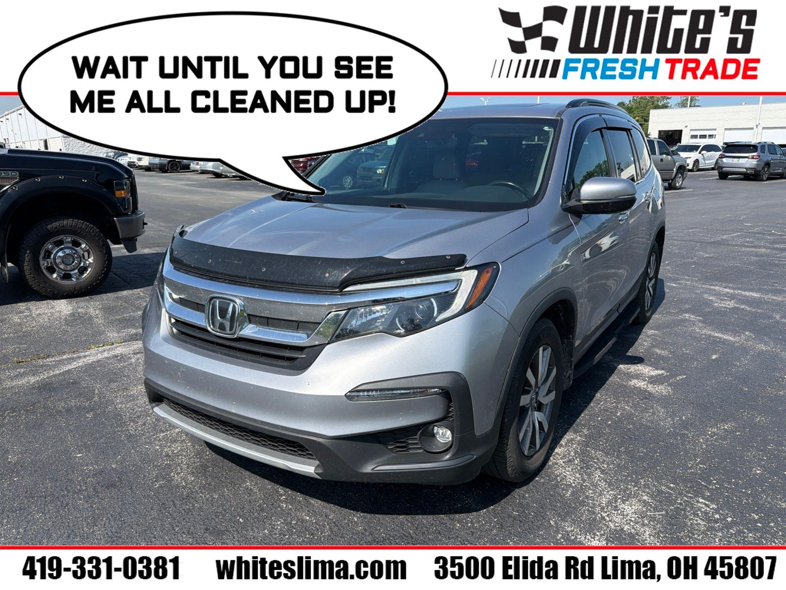 Silver 2020 Honda Pilot SUV / Crossover All-Wheel Drive 6-Speed Automatic