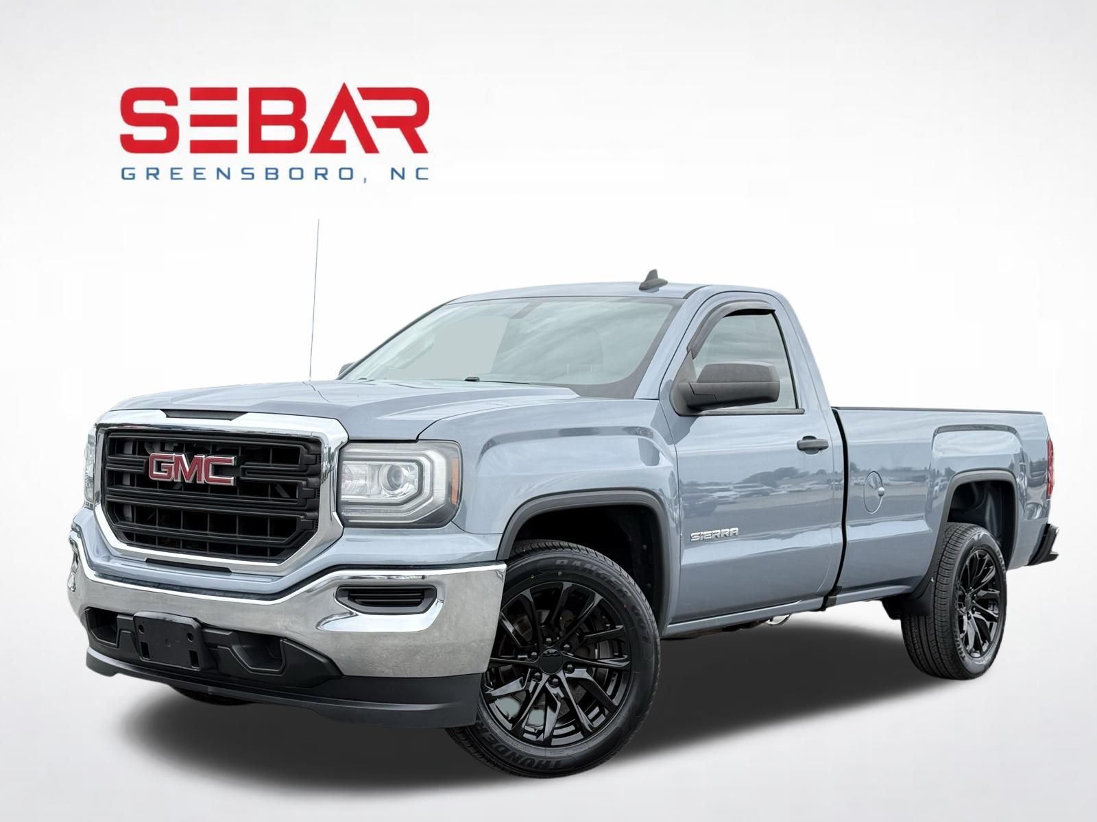 Light Steel Gray Metallic 2016 GMC Sierra 1500 Pickup Truck 4X2 6-Speed Automatic Overdrive