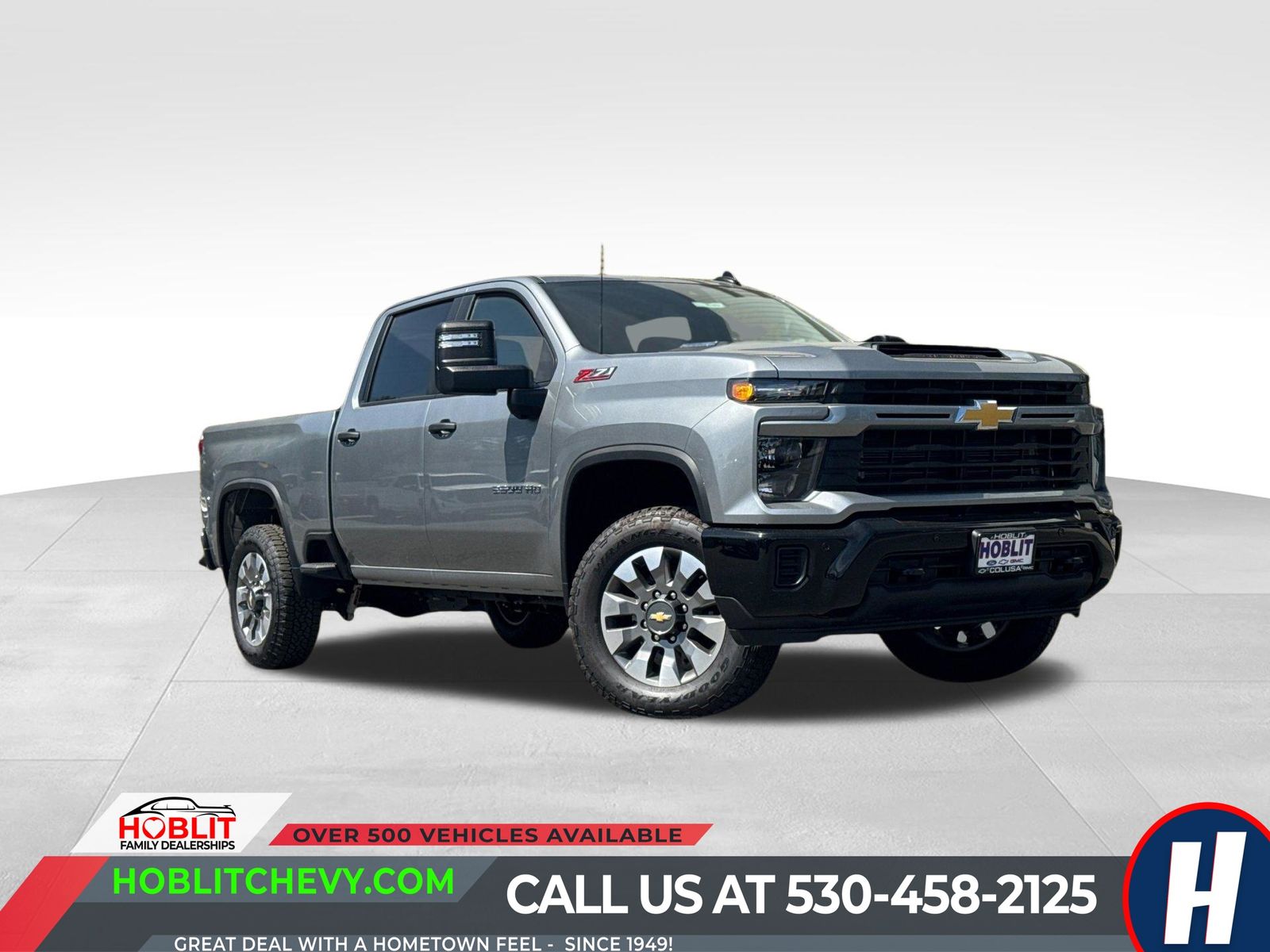 Sterling Gray Metallic 2026 Chevrolet Silverado 2500HD Pickup Truck Four-Wheel Drive Automatic