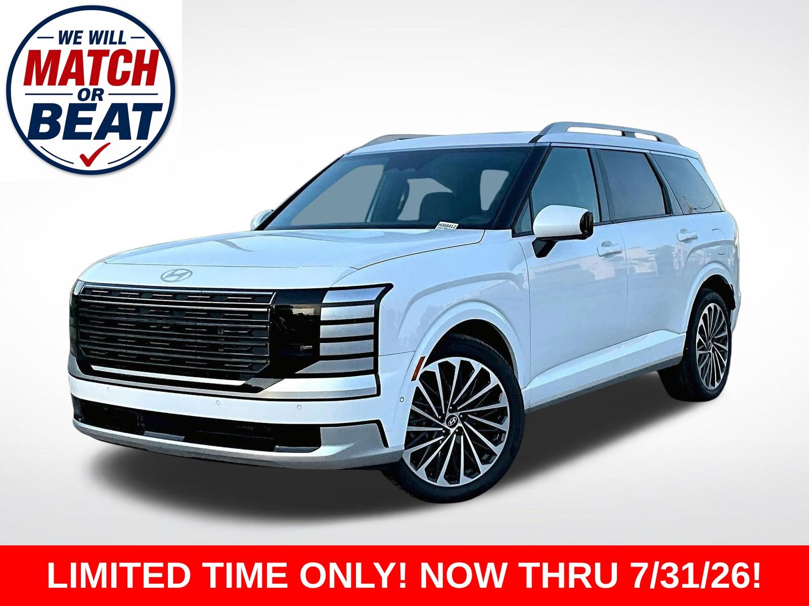 Creamy White Pearl 2026 Hyundai Palisade Hybrid SUV / Crossover All-Wheel Drive 6-Speed Automatic
