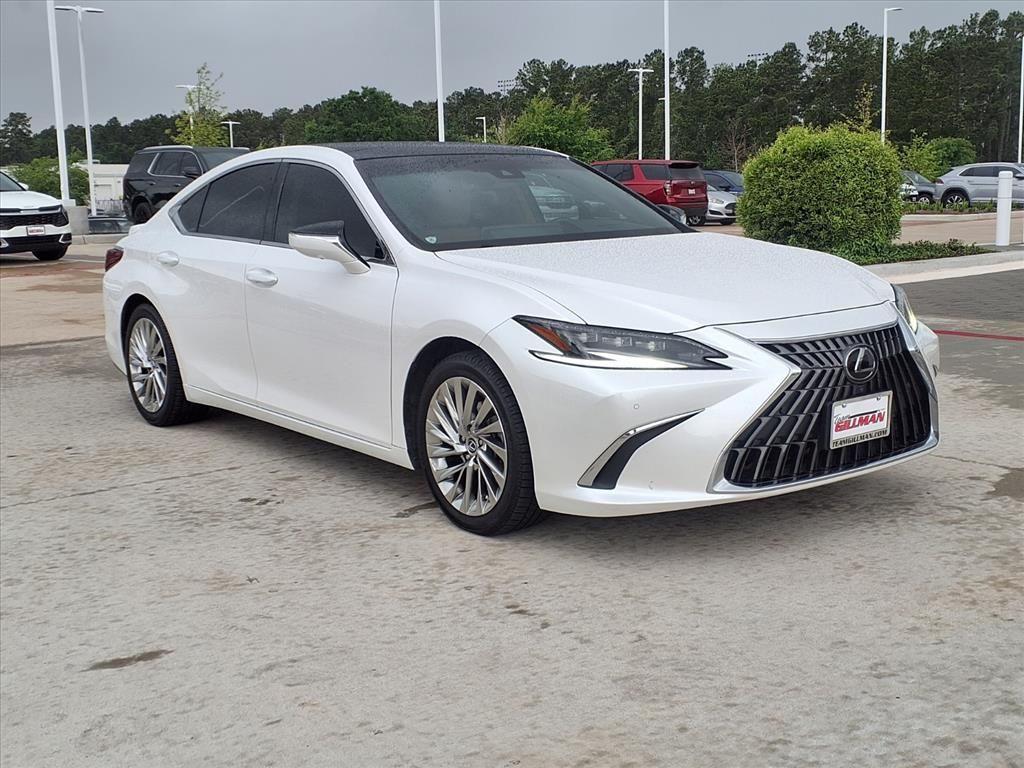 Ultra White 2022 Lexus ES 350 Ultra Luxury FWD Sedan Front-Wheel Drive 8-Speed Automatic