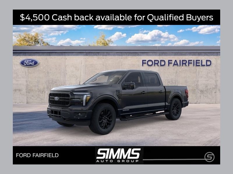 Agate Black Metallic 2026 Ford F-150 Pickup Truck Four-Wheel Drive Automatic