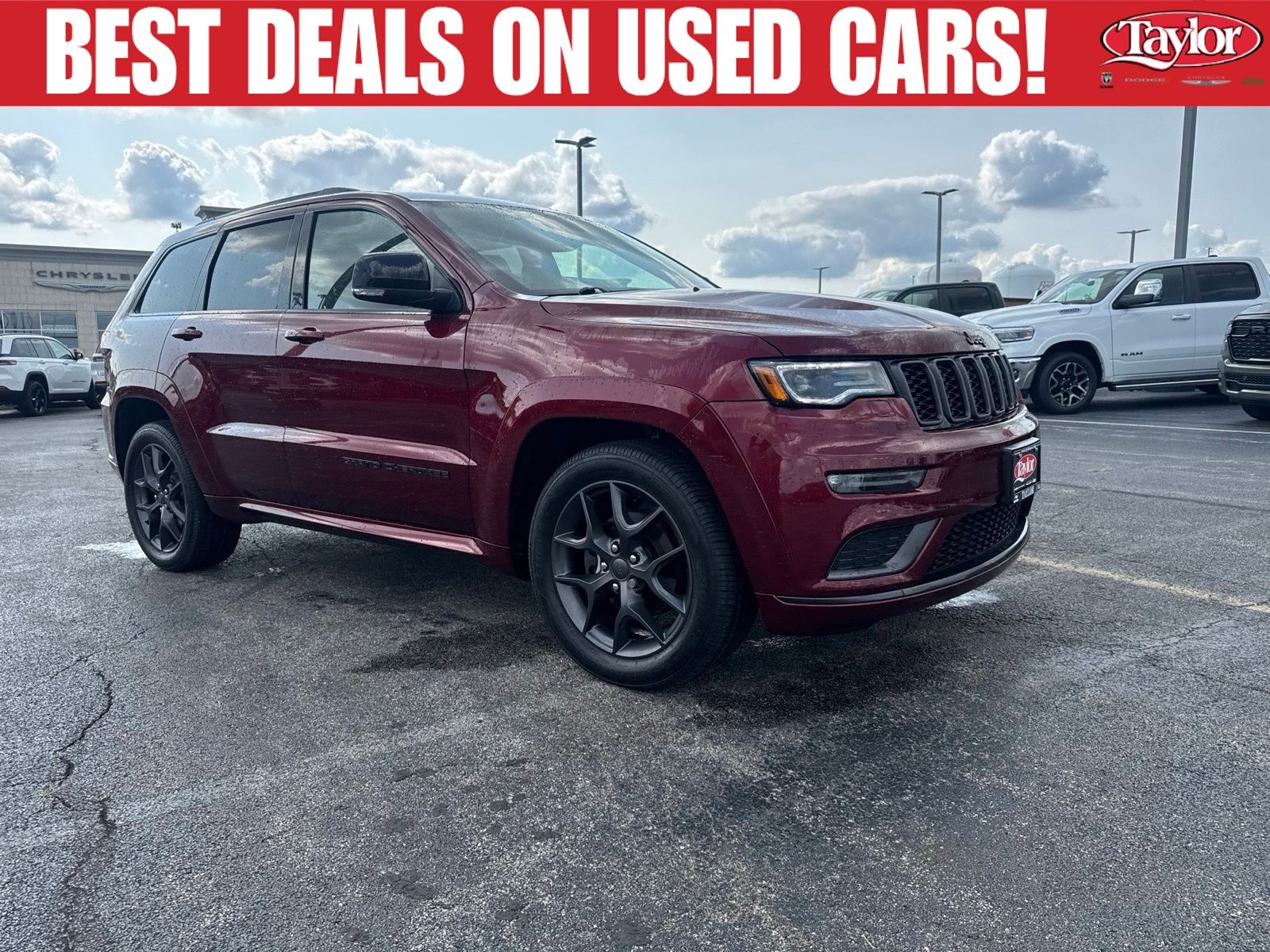 Velvet Red Pearlcoat 2019 Jeep Grand Cherokee SUV / Crossover Four-Wheel Drive 8-Speed Automatic