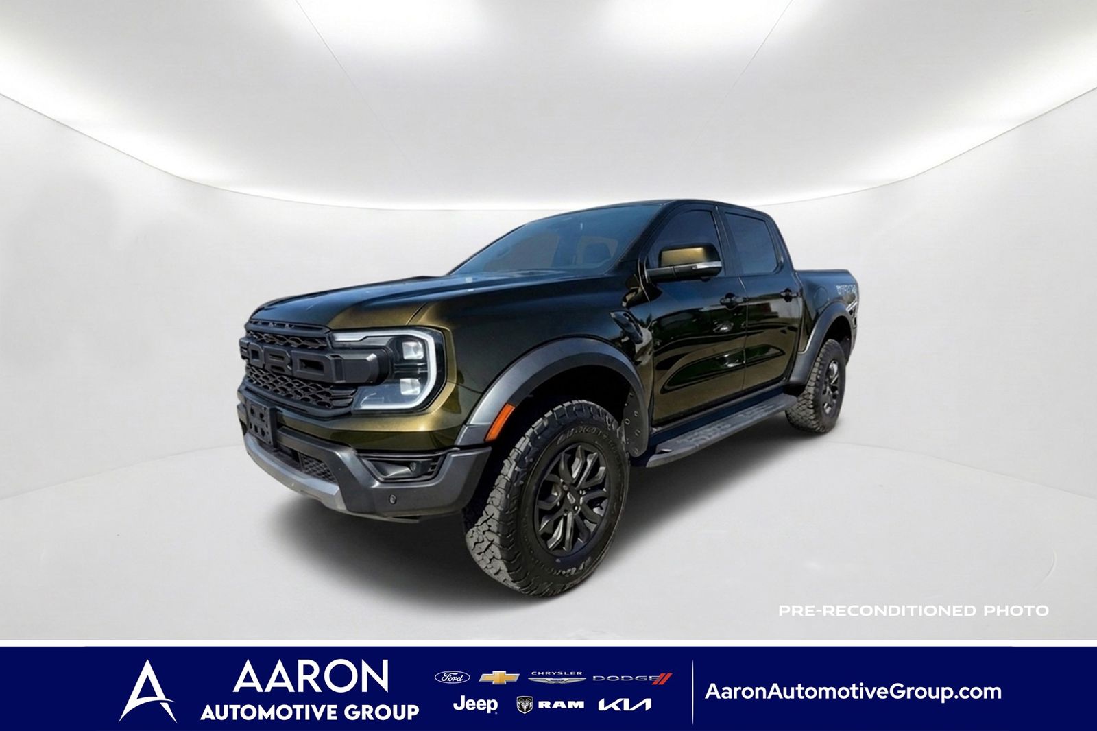 Green Metallic 2025 Ford Ranger Pickup Truck Four-Wheel Drive Automatic