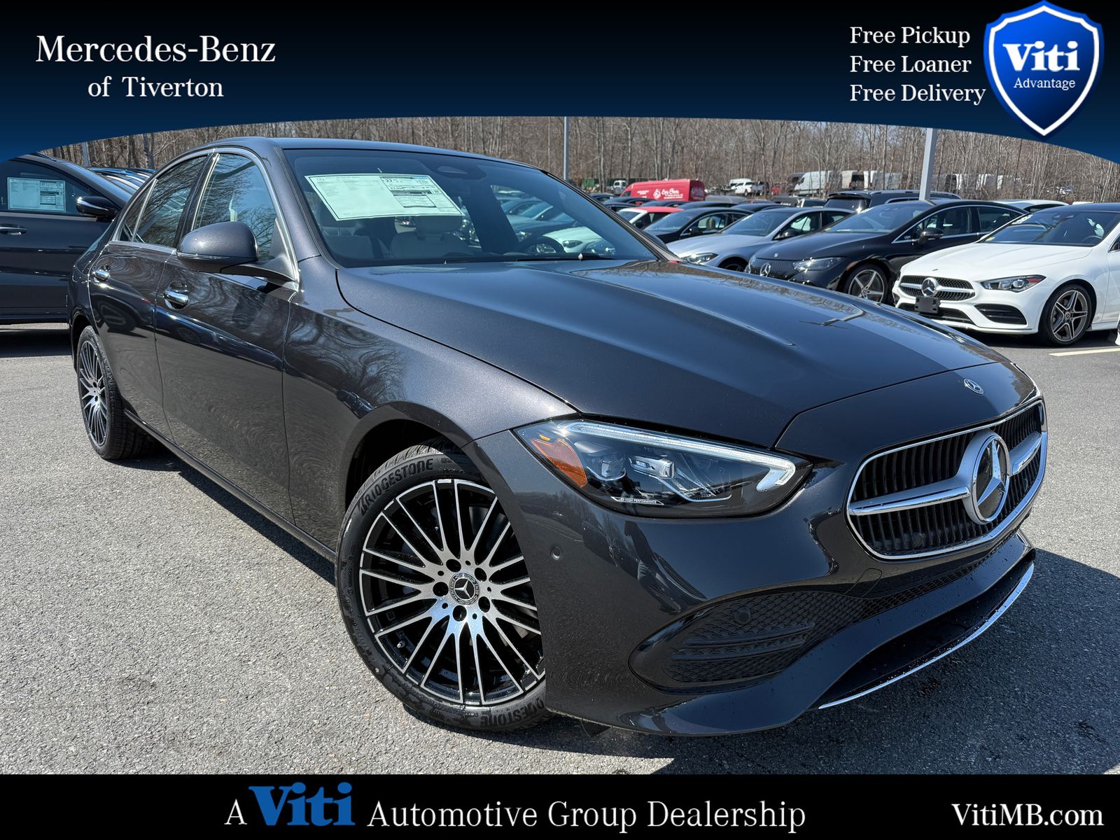 Gray (Graphite Grey Metallic) 2026 Mercedes-Benz C-Class C 300 4MATIC Sedan All-Wheel Drive 9-Speed Automatic