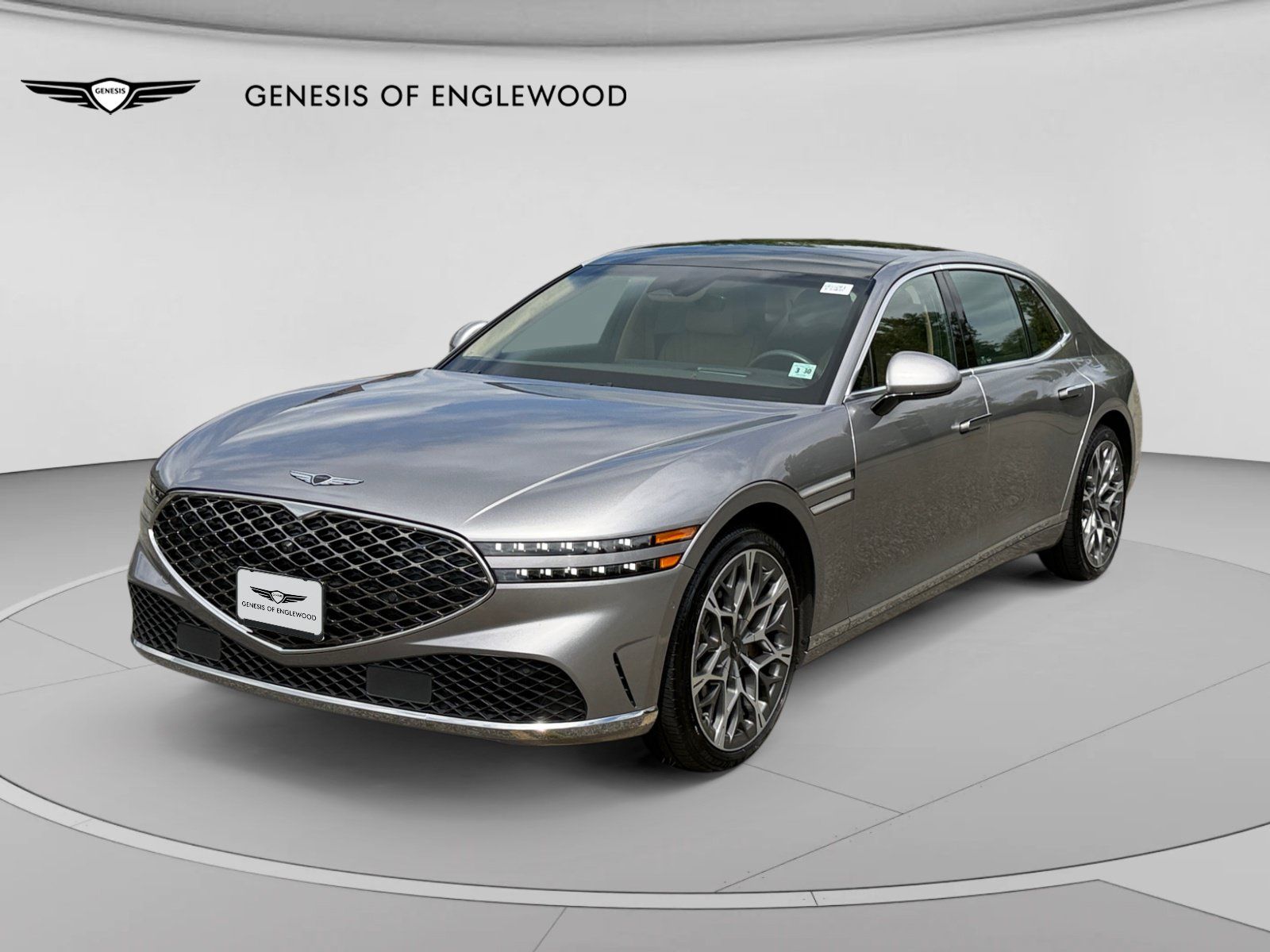 Savile Silver 2025 Genesis G90 Sedan All-Wheel Drive 8-Speed Automatic