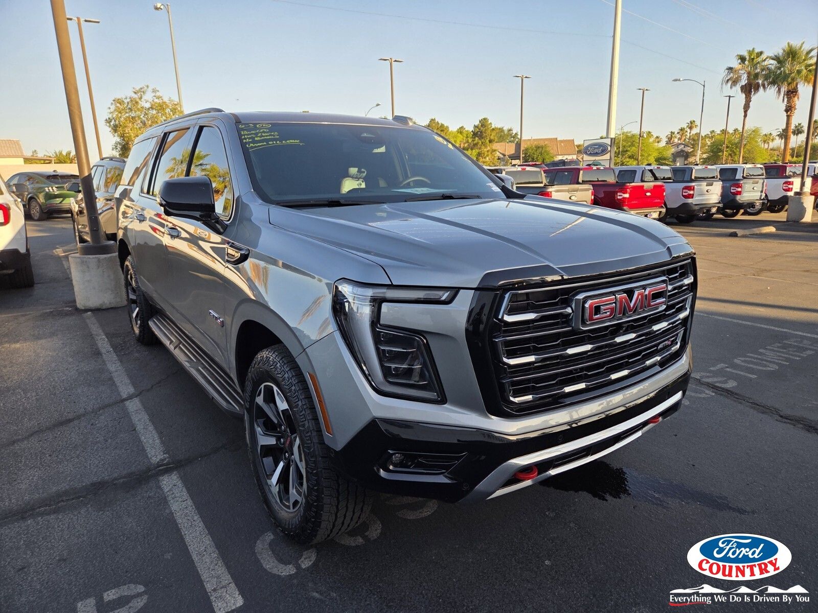 Sterling Metallic 2026 GMC Yukon XL AT4 4WD SUV / Crossover Four-Wheel Drive