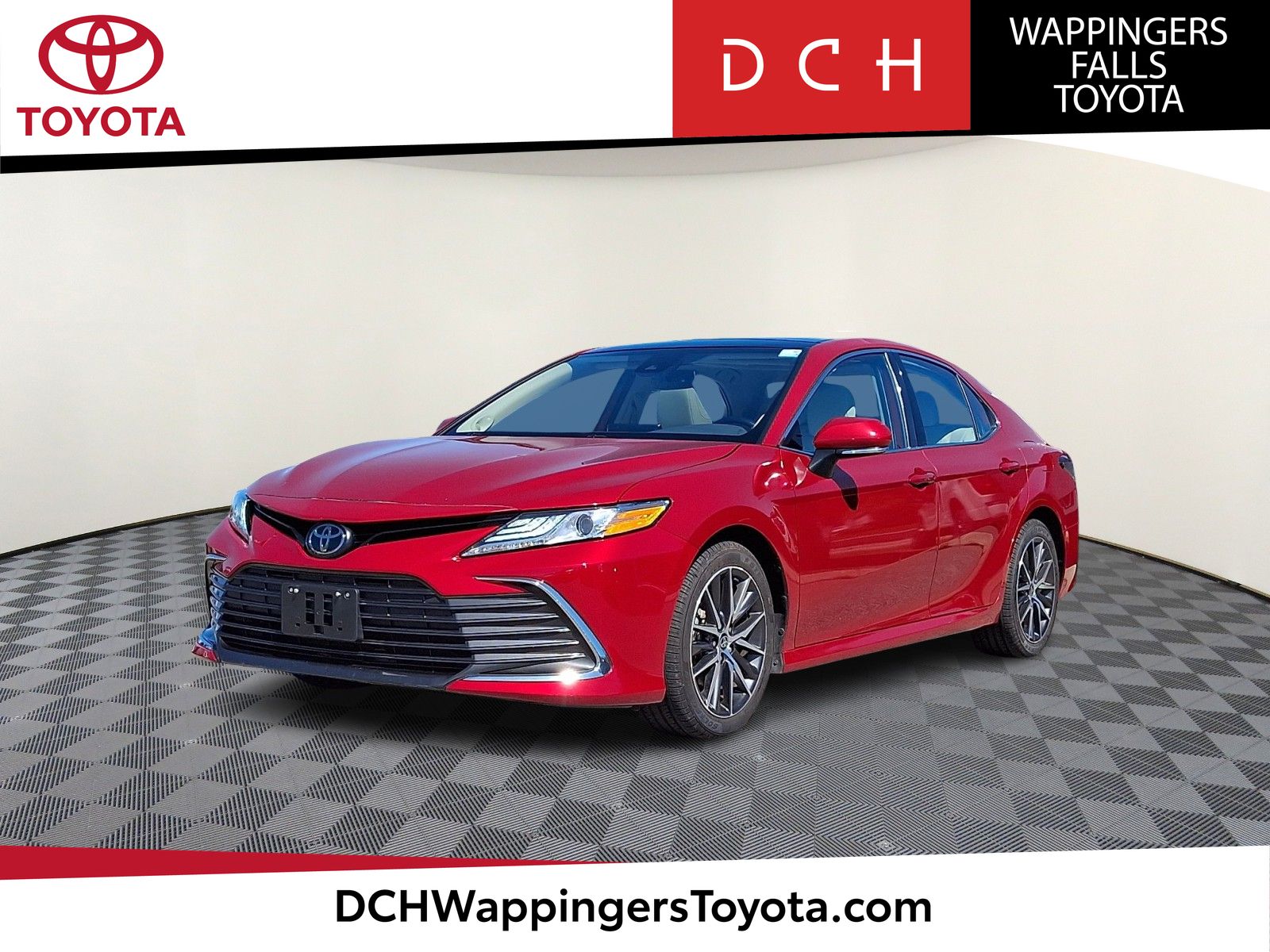 Red 2023 Toyota Camry Sedan All-Wheel Drive 8-Speed Automatic