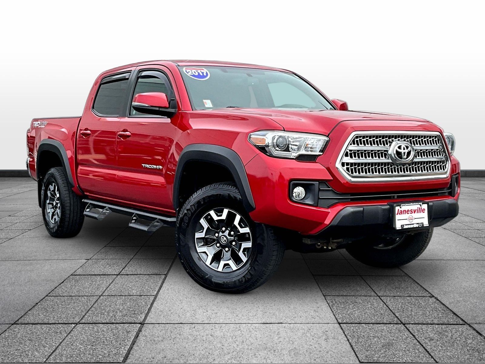 Barcelona Red Metallic 2017 Toyota Tacoma Pickup Truck Four-Wheel Drive 6-Speed Automatic