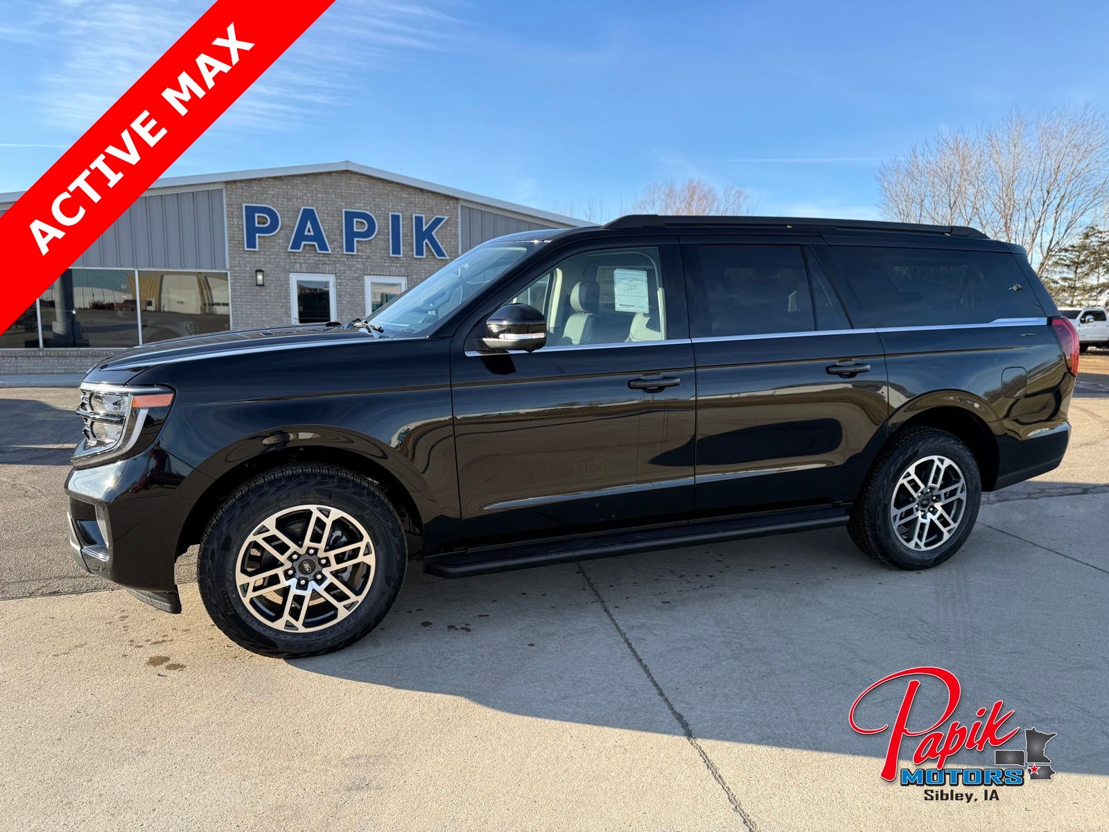 Agate Black Metallic 2025 Ford Expedition MAX Active 4WD SUV / Crossover Four-Wheel Drive Automatic