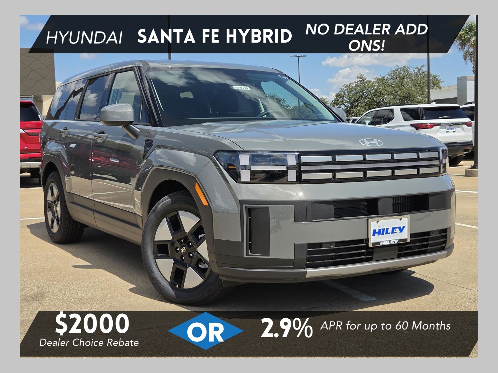 Hampton Gray 2027 Hyundai Santa Fe Hybrid SUV / Crossover 6-Speed Automatic