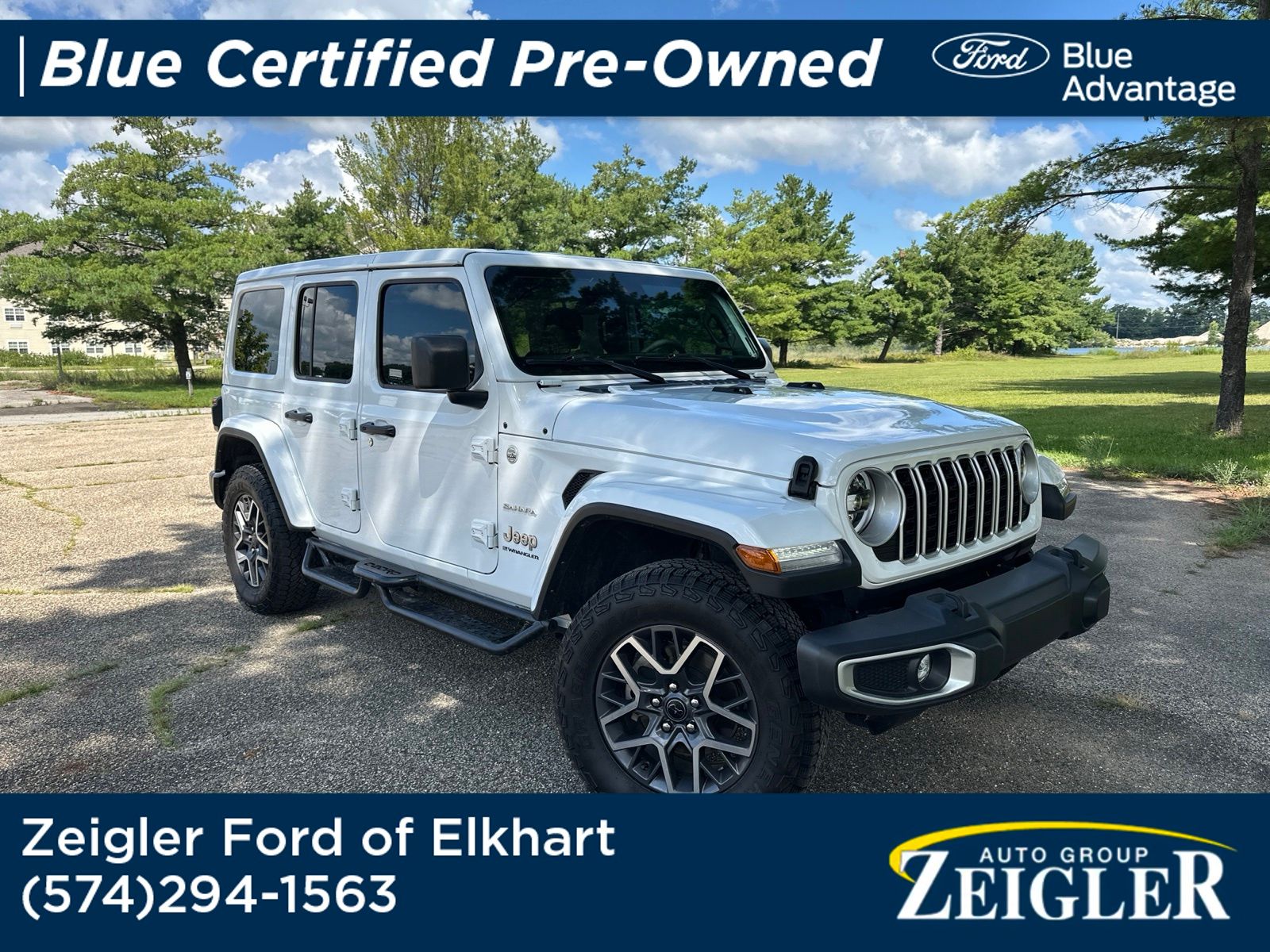 Bright White Clearcoat 2024 Jeep Wrangler SUV / Crossover Four-Wheel Drive 8-Speed Automatic