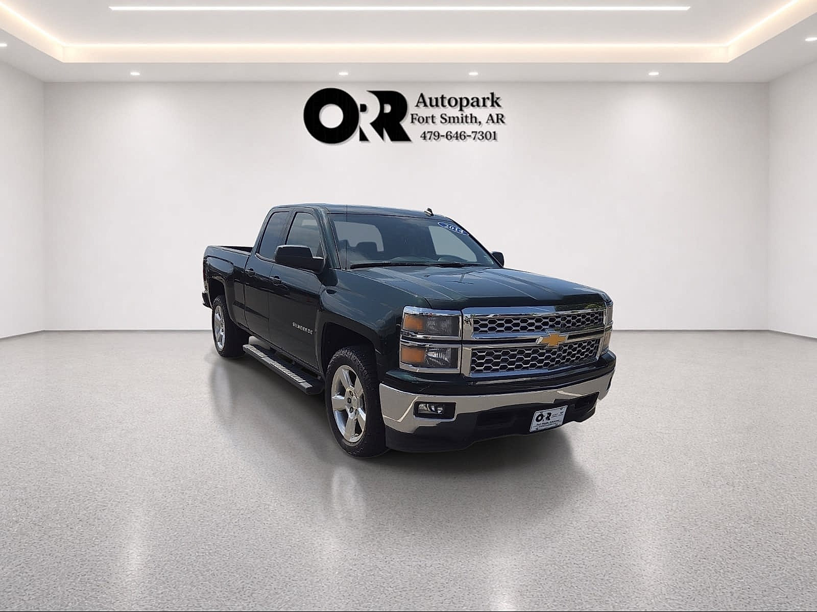 Rainforest Green Metallic 2014 Chevrolet Silverado 1500 Pickup Truck Four-Wheel Drive 6-Speed Automatic Overdrive