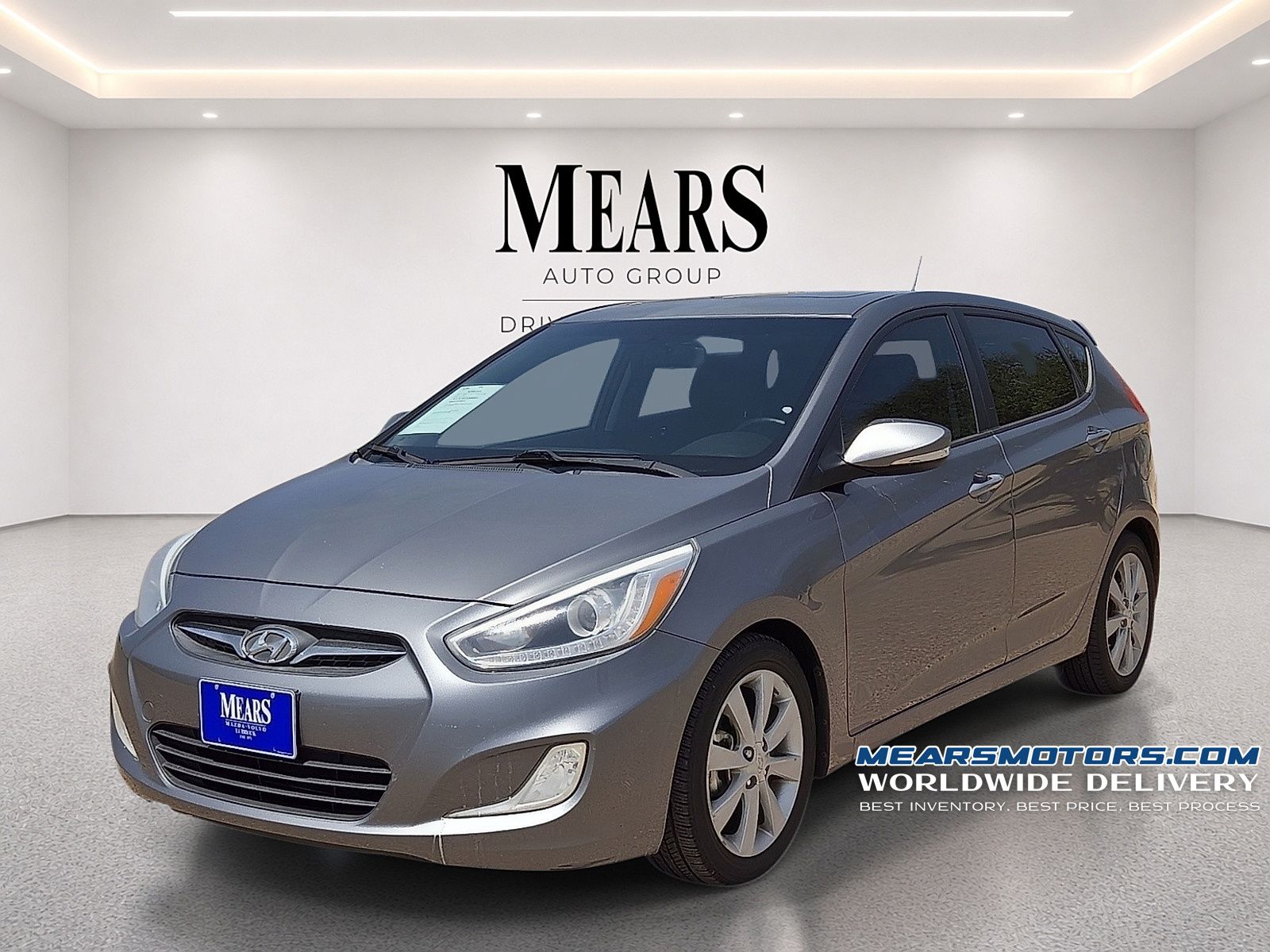 Triathlon Gray Metallic 2014 Hyundai Accent Hatchback Front-Wheel Drive 6-Speed Automatic Overdrive