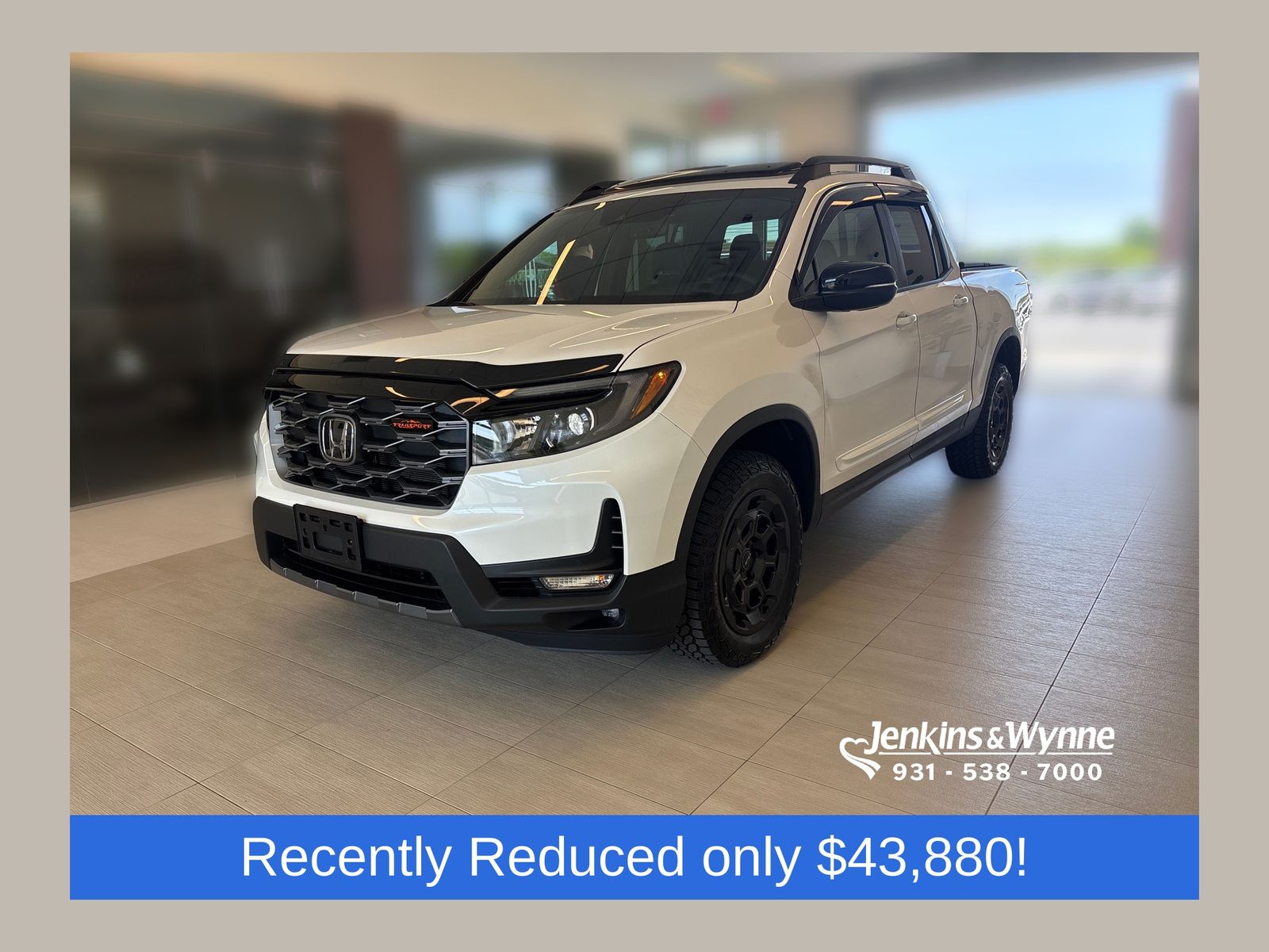 Platinum White Pearl 2026 Honda Ridgeline TrailSport S AWD Pickup Truck All-Wheel Drive 9-Speed Automatic